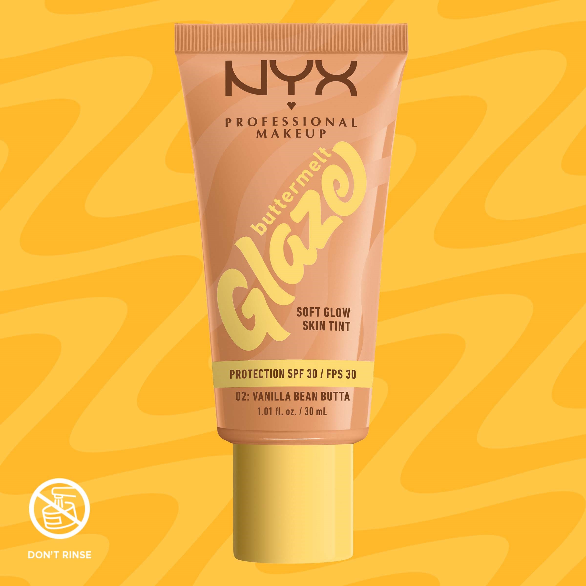 NYX PROFESSIONAL MAKEUP Buttermelt Glaze Skin Tint 02 Vanilla Bean But (obrázok 8)