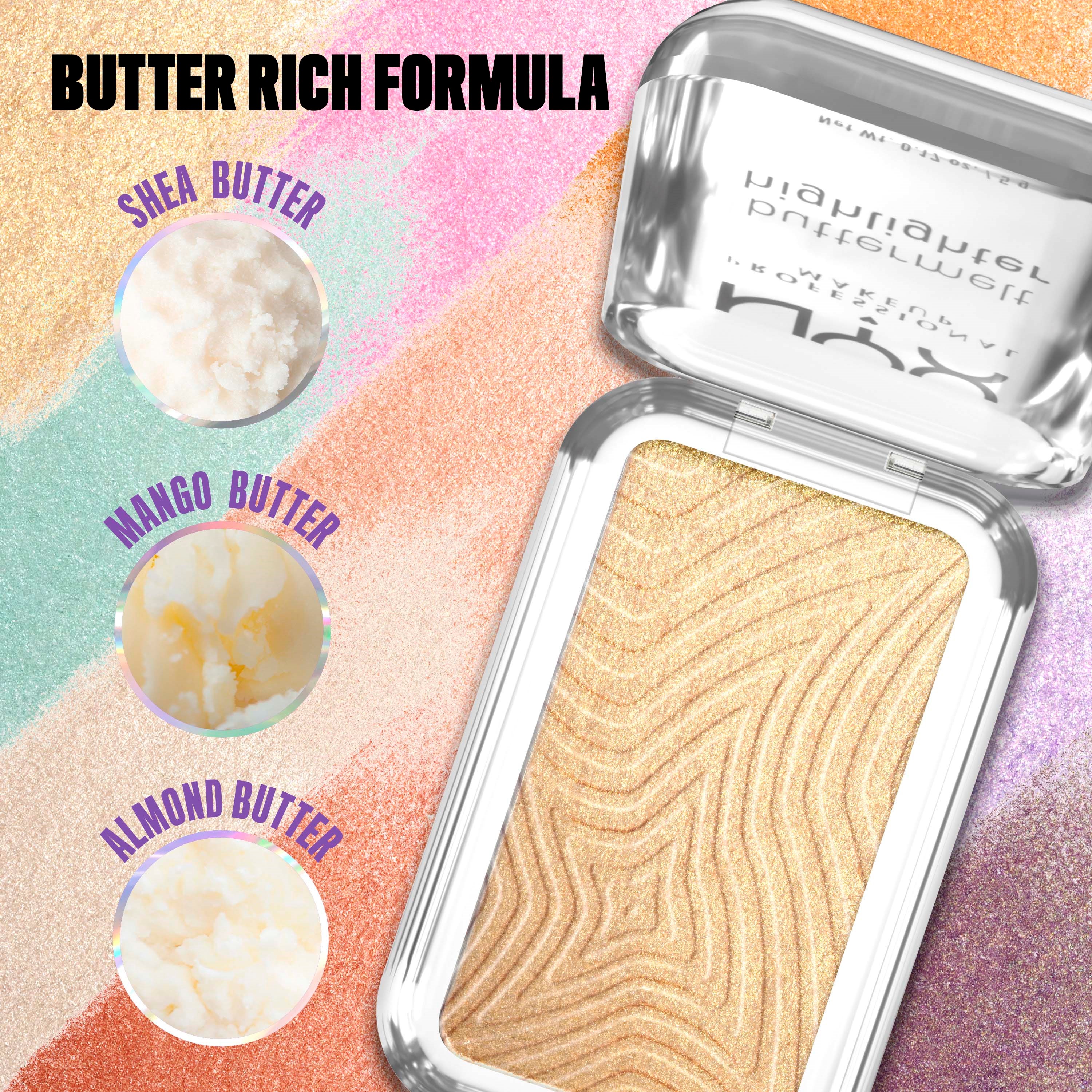 NYX PROFESSIONAL MAKEUP Buttermelt Highlighter 25 Butta Than Gold (obrázok 3)