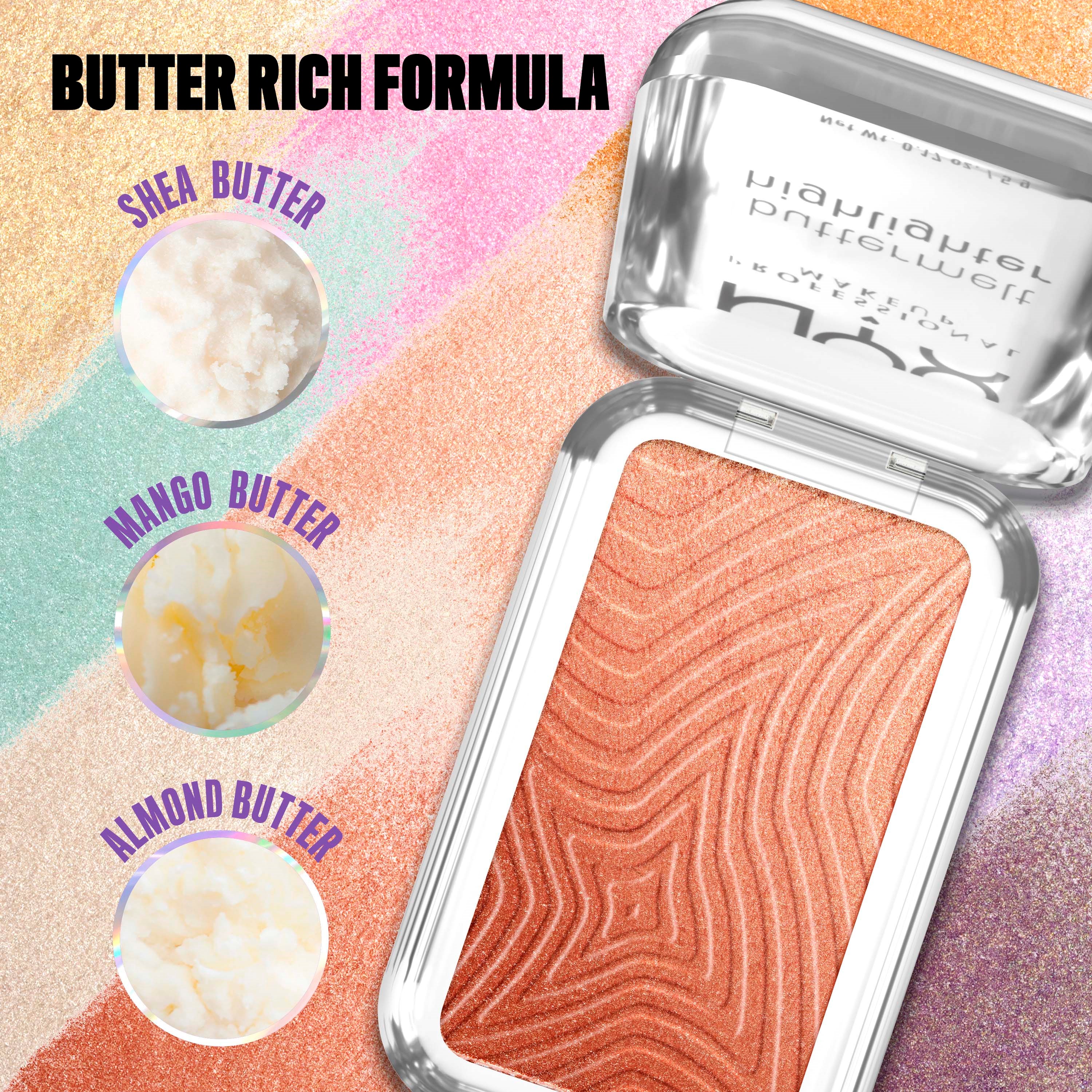 NYX PROFESSIONAL MAKEUP Buttermelt Highlighter 35 Butta In Bronze (obrázok 3)