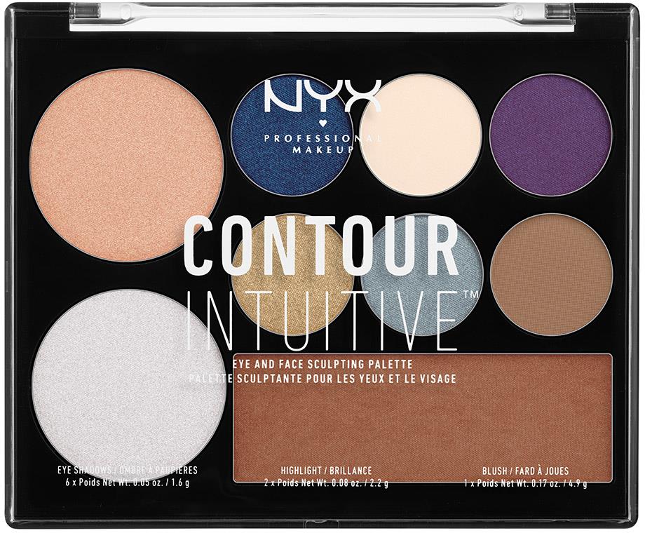 NYX PROFESSIONAL MAKEUP Contour Intuitive Palette Shade 04