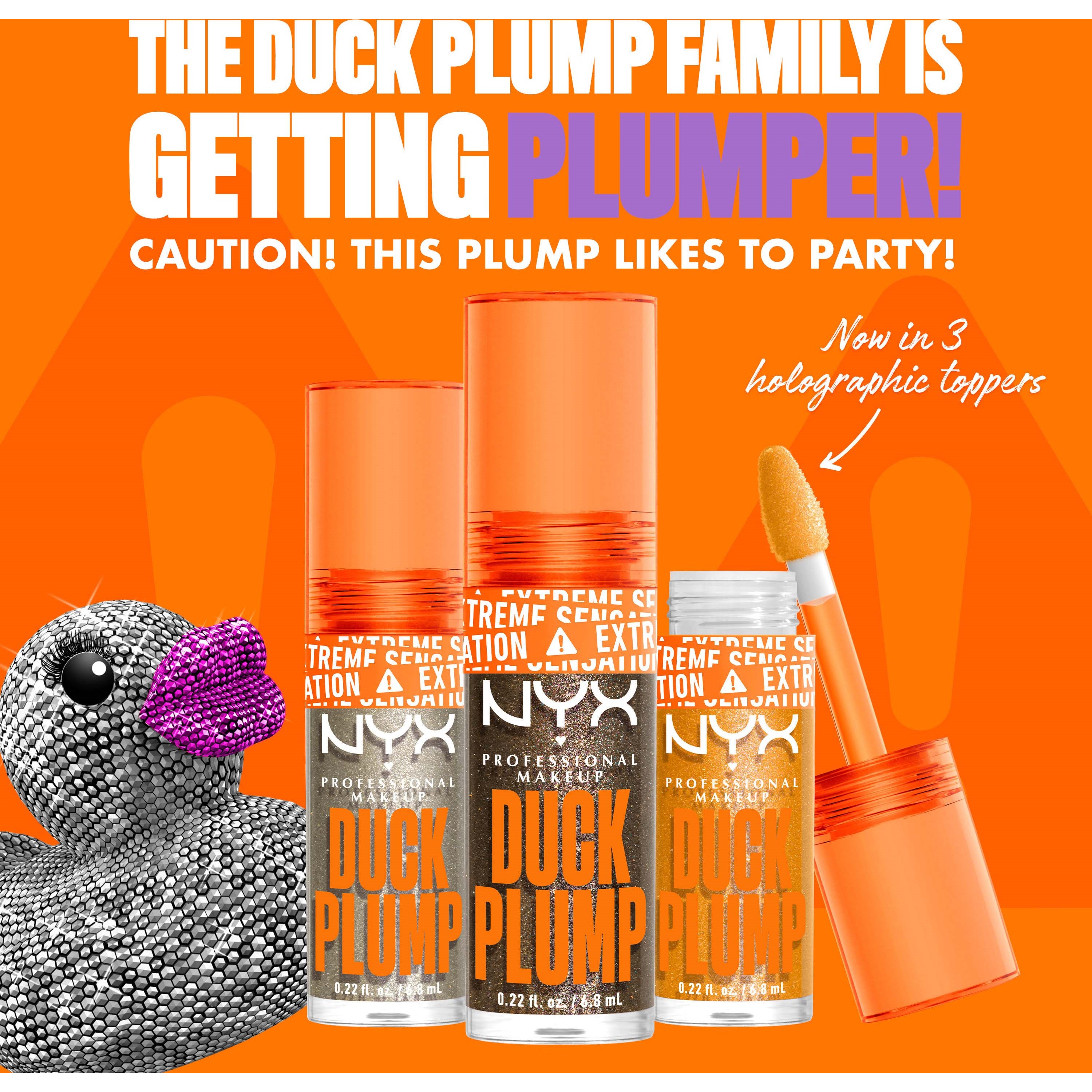NYX PROFESSIONAL MAKEUP Duck Plump Trickz Lip Lacquer 20 Quazy Silver (obrázok 3)