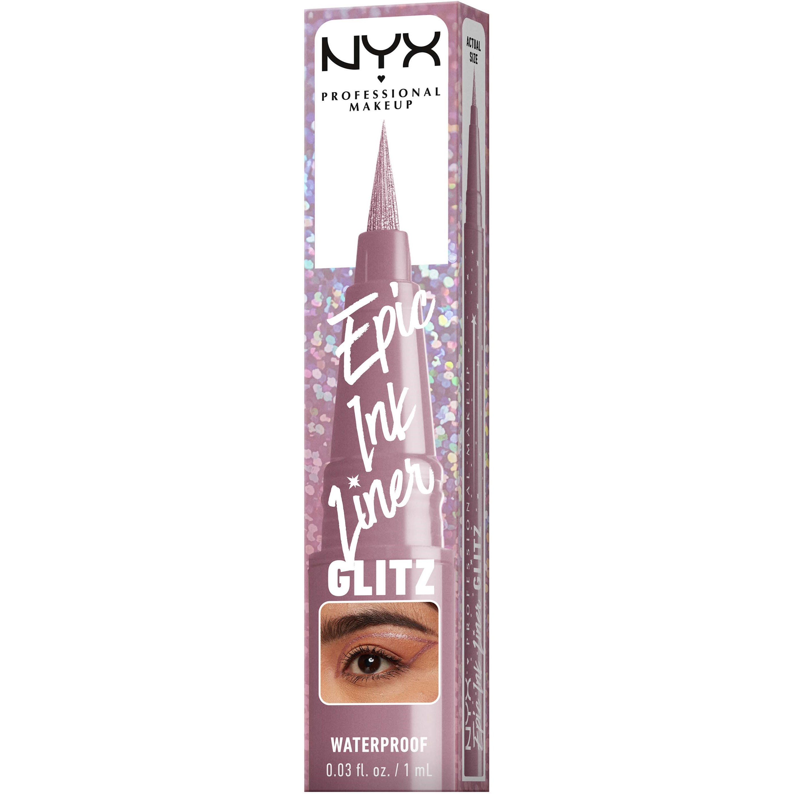 NYX PROFESSIONAL MAKEUP Epic Ink Liner Glitz Waterproof 03 Shimmer Sti (obrázok 9)