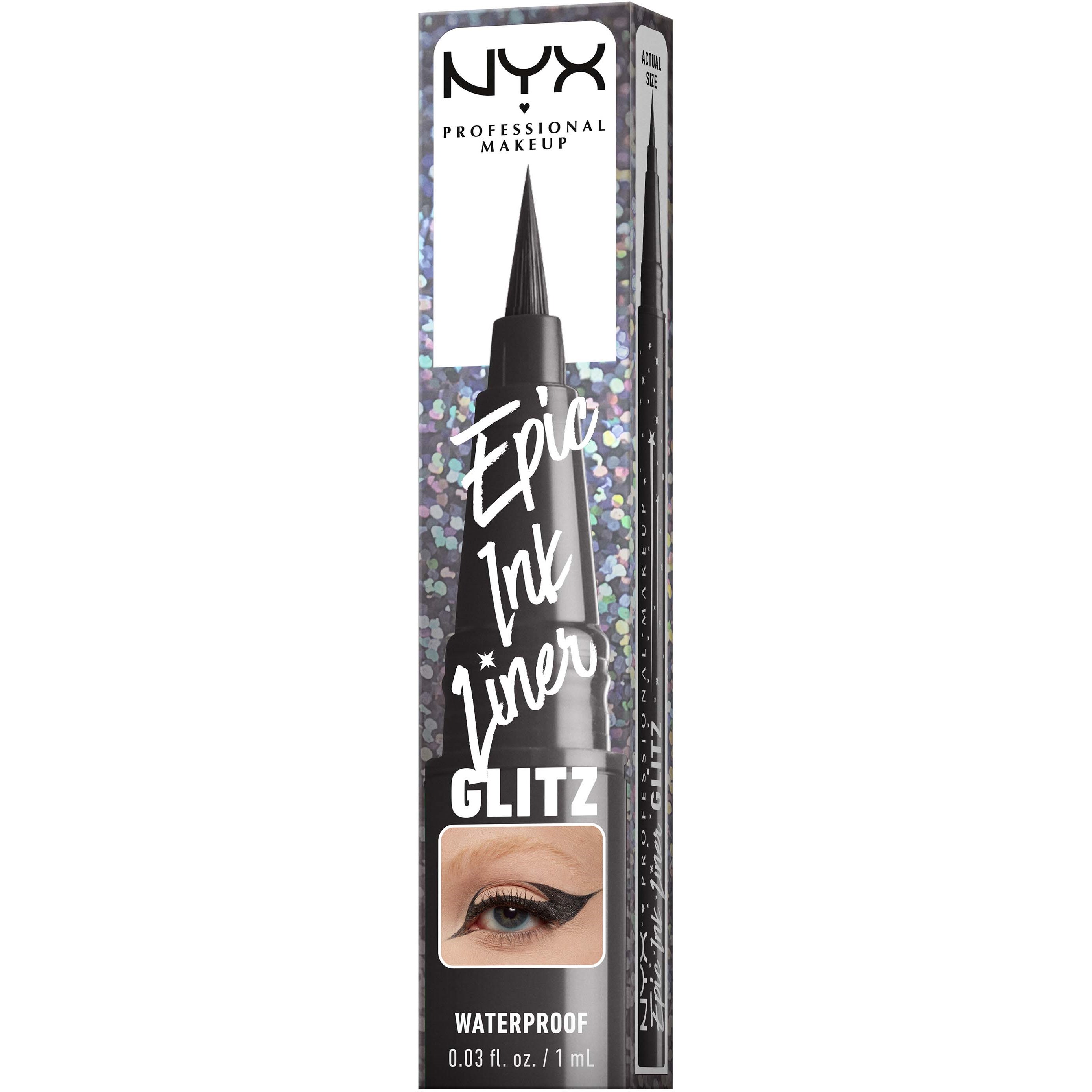 NYX PROFESSIONAL MAKEUP Epic Ink Liner Glitz Waterproof 06 Graphite Gl (obrázok 9)