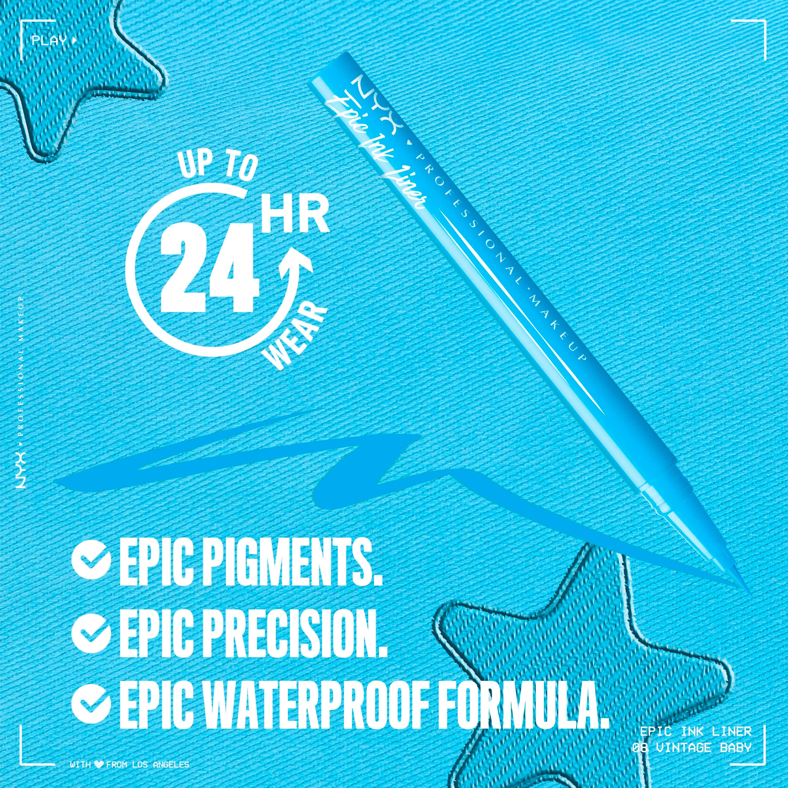 NYX PROFESSIONAL MAKEUP Epic Ink Liner Waterproof 08 Vintage Baby (obrázok 4)
