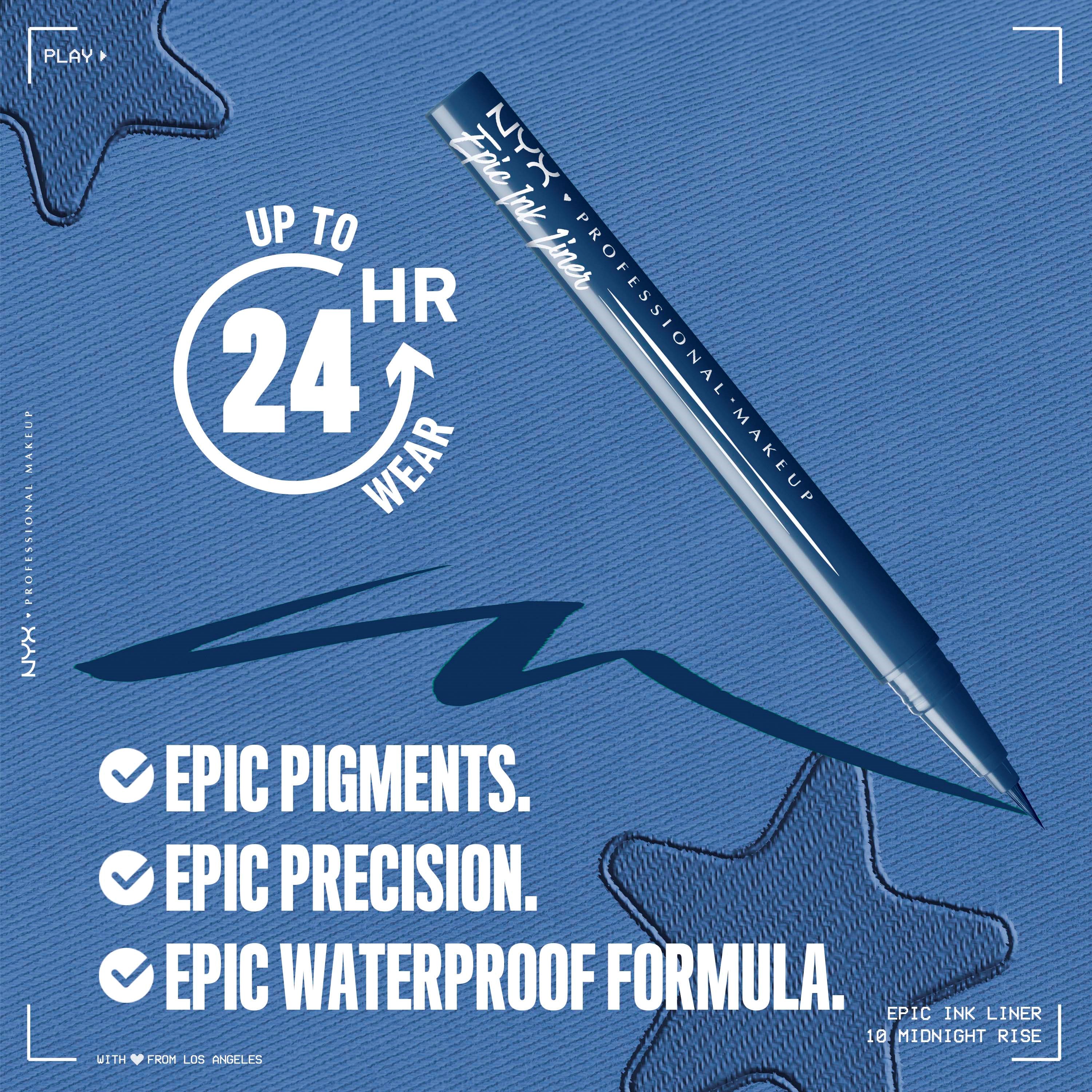 NYX PROFESSIONAL MAKEUP Epic Ink Liner Waterproof 10 Midnight Rise (obrázok 4)
