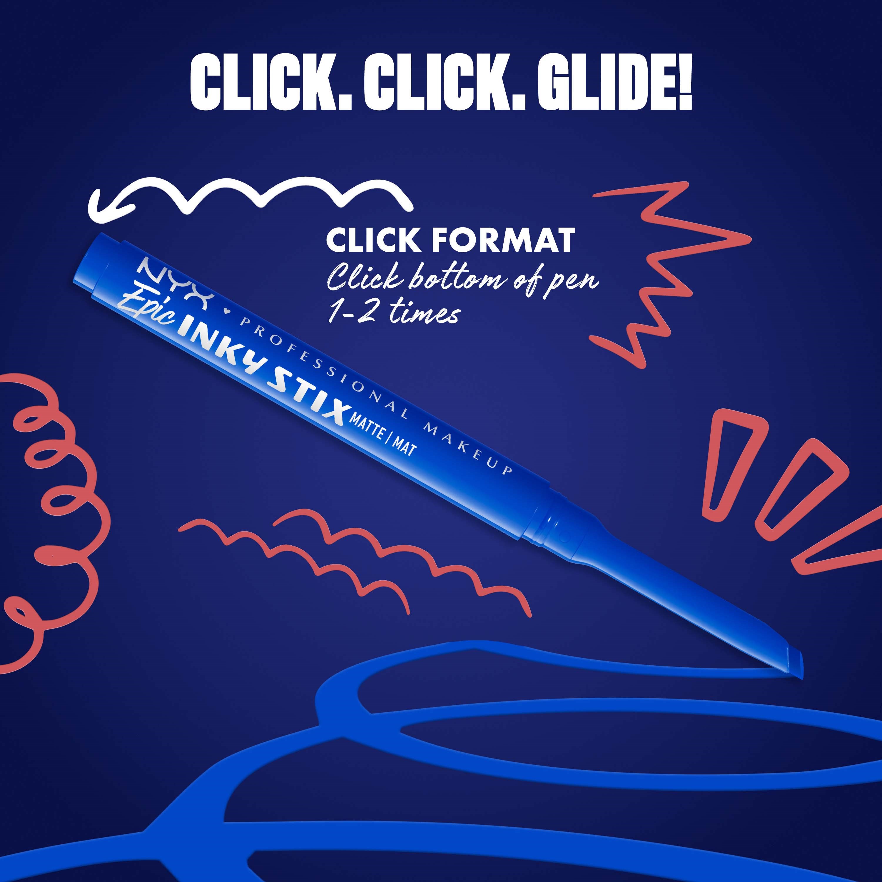 NYX PROFESSIONAL MAKEUP Epic Inky Stix Eyeliner 06 Cobalt Click (obrázok 7)