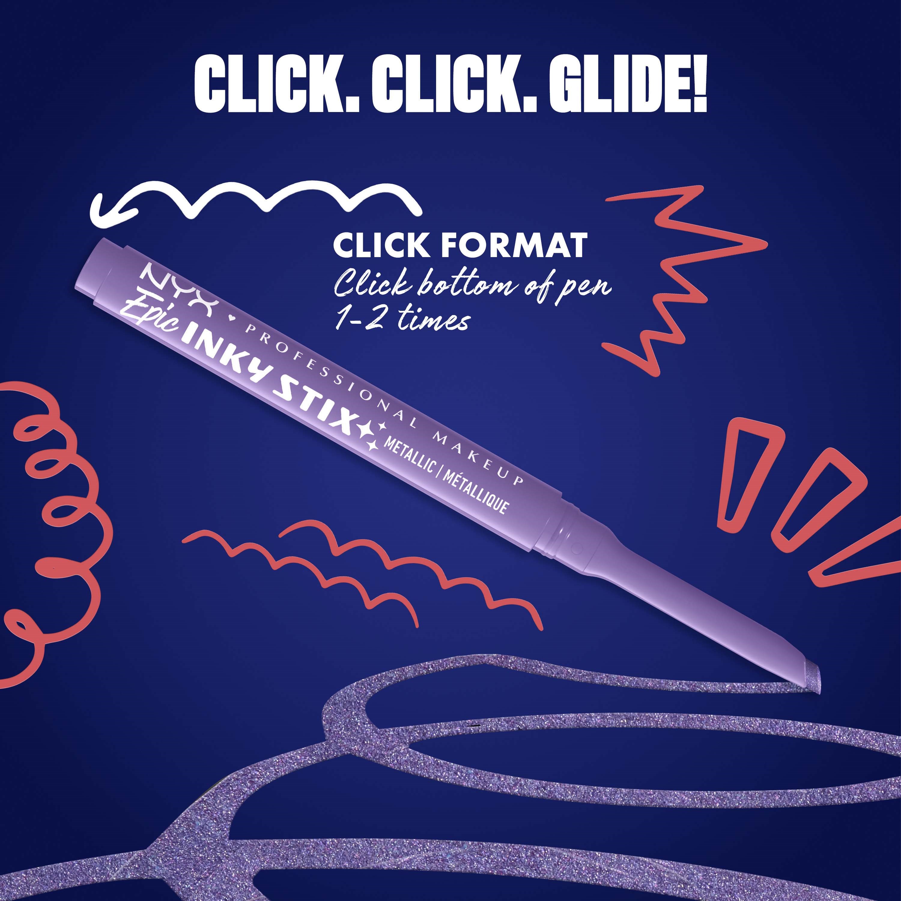 NYX PROFESSIONAL MAKEUP Epic Inky Stix Eyeliner 10 Violet Volt (obrázok 4)