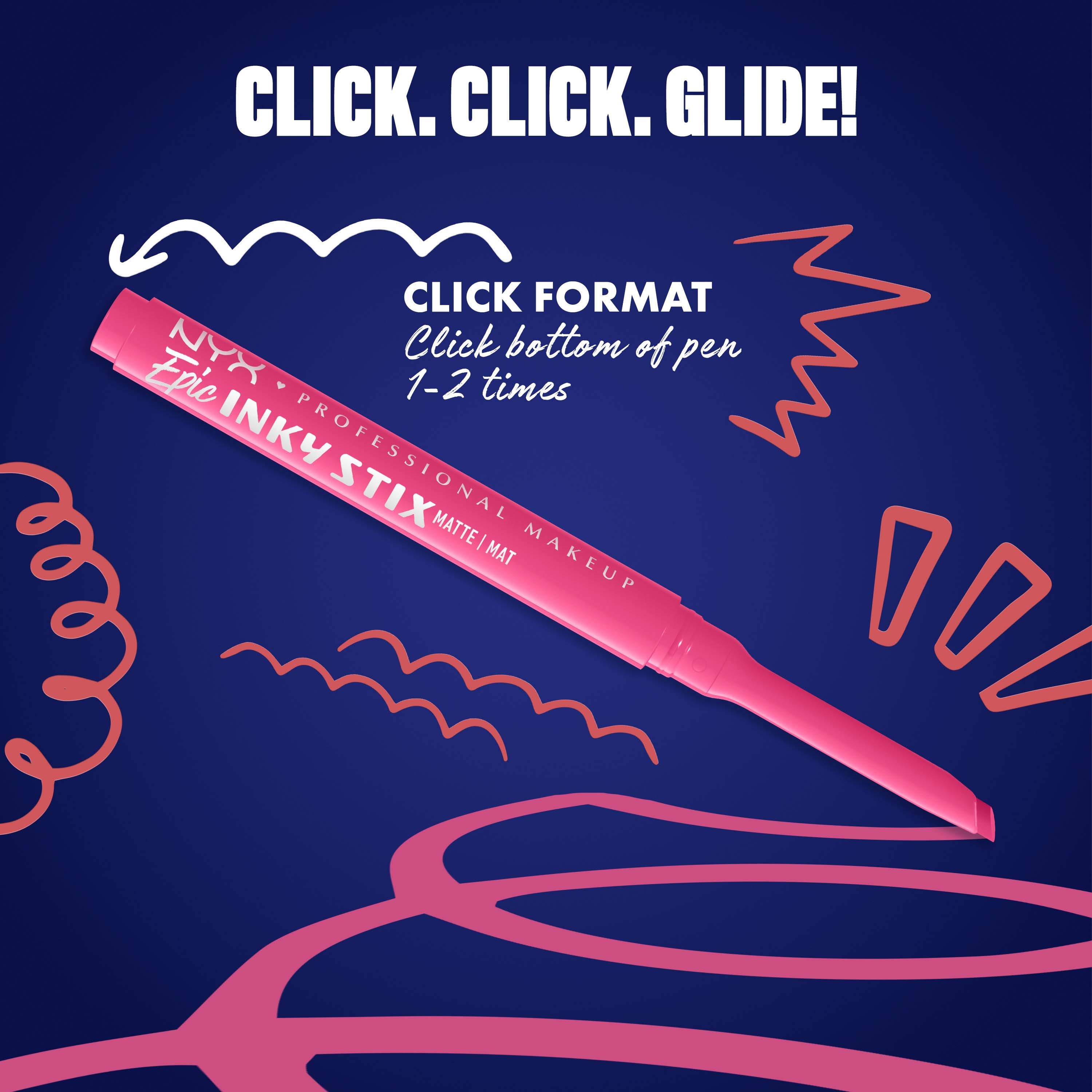 NYX PROFESSIONAL MAKEUP Epic Inky Stix Eyeliner 11 Pixel Pink (obrázok 7)