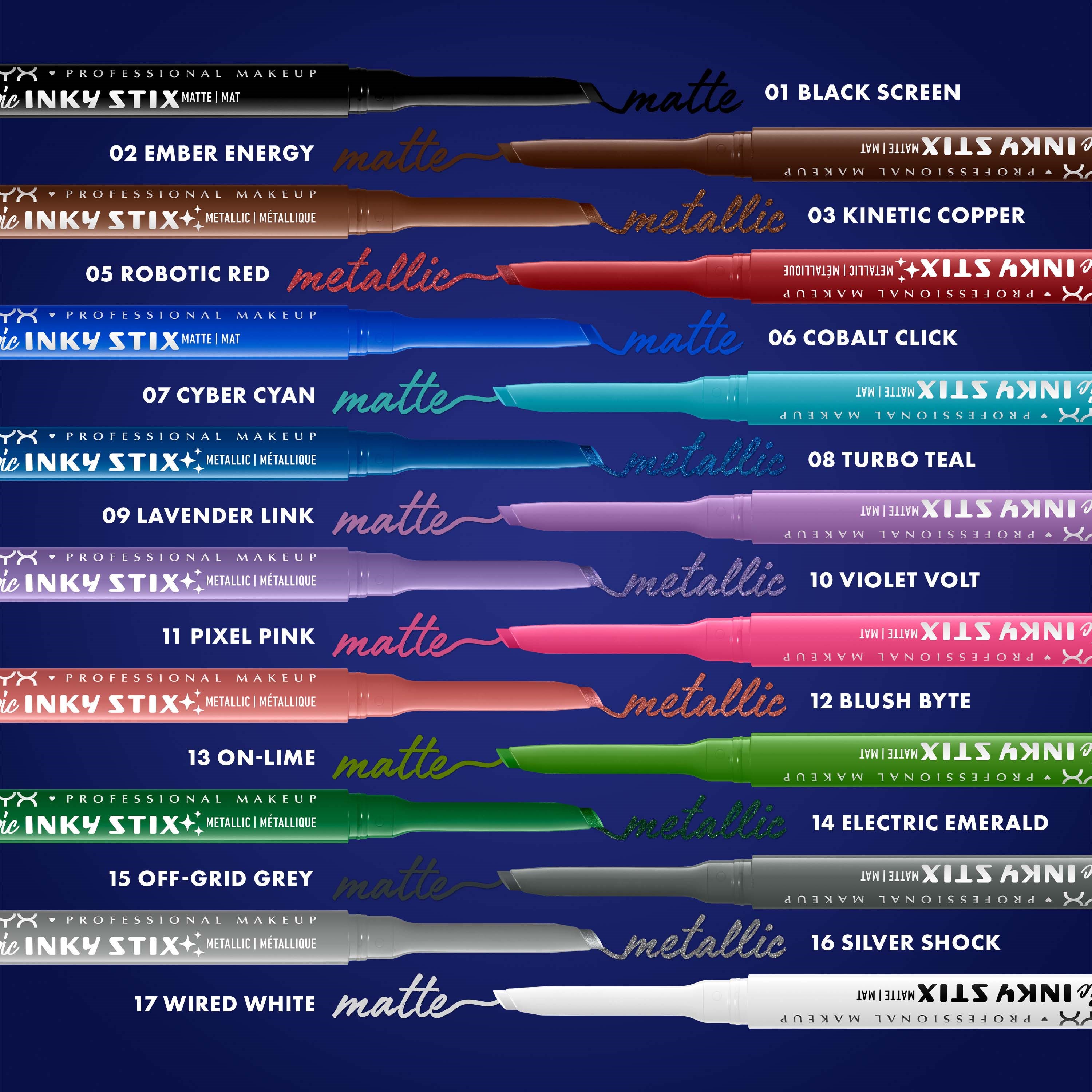 NYX PROFESSIONAL MAKEUP Epic Inky Stix Eyeliner 13 On-Lime (obrázok 6)