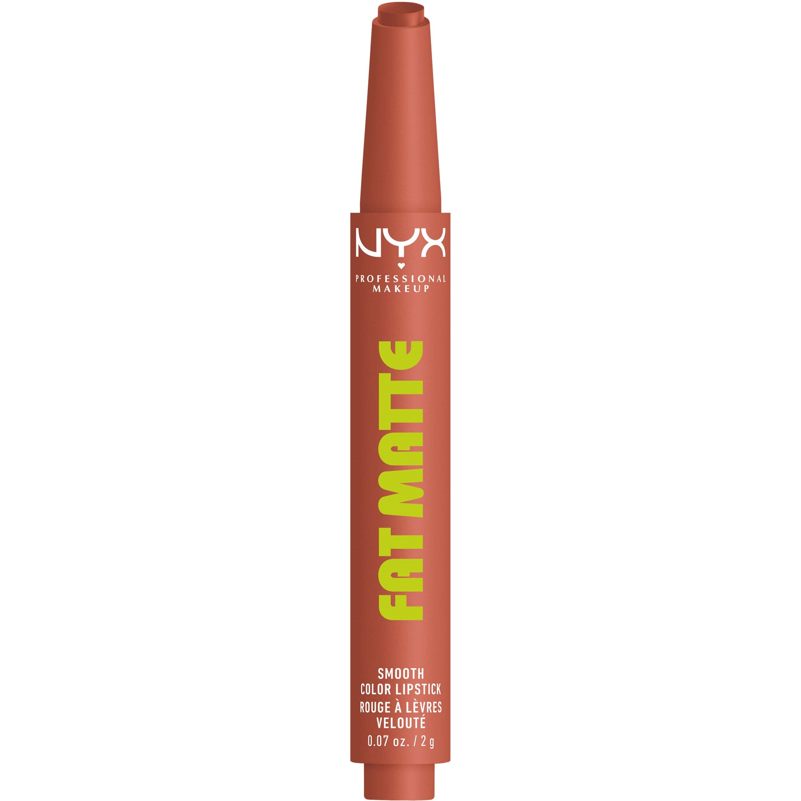 NYX PROFESSIONAL MAKEUP Fat Matte Slick Click Lip Balm 01 Cozy Wh