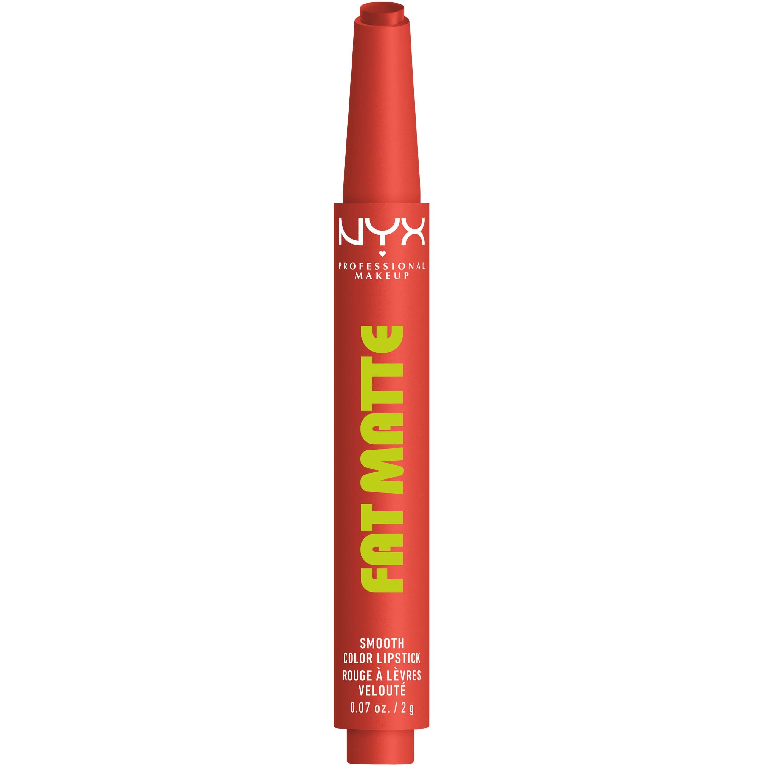 NYX PROFESSIONAL MAKEUP Fat Matte Slick Click Lip Balm 03 Coral C