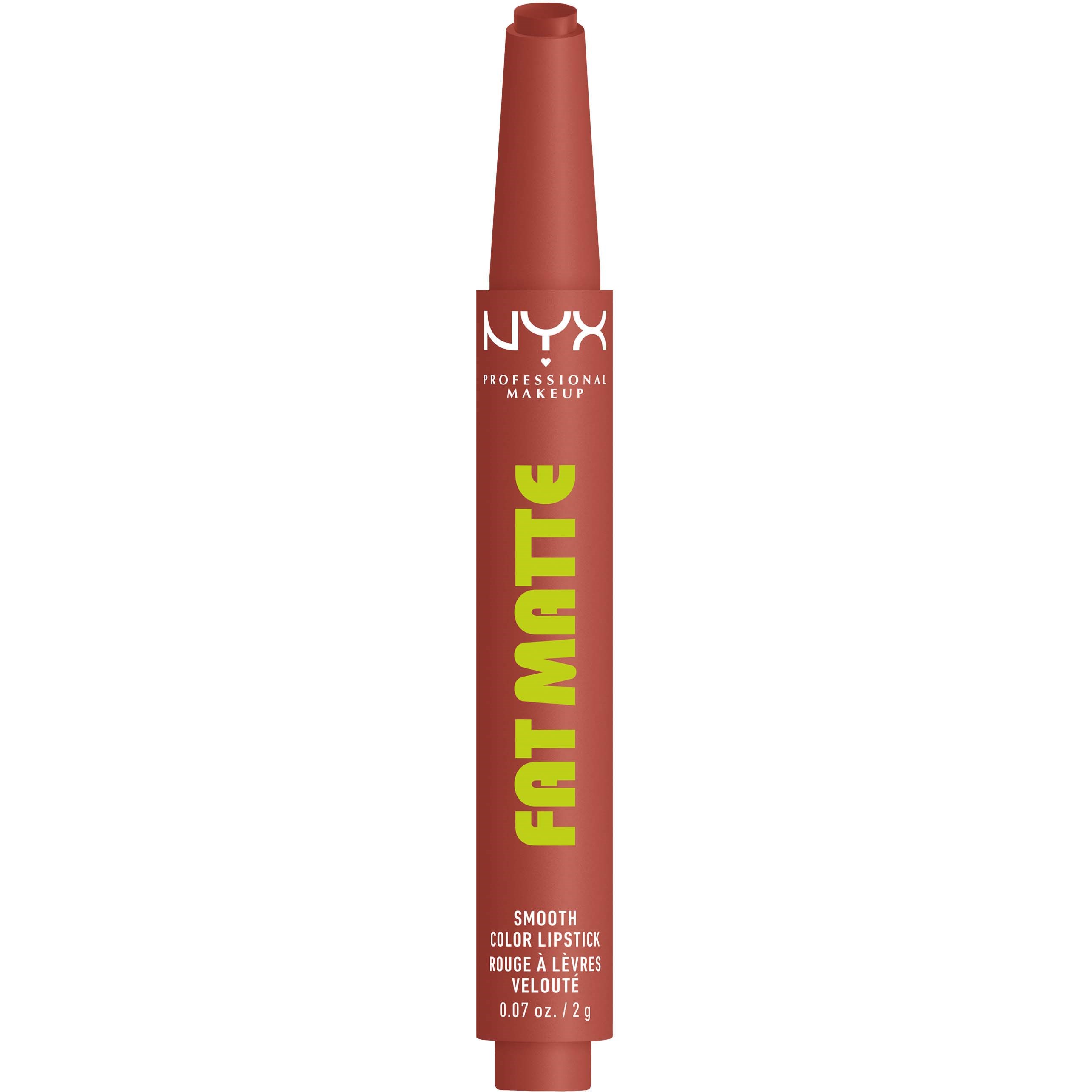 NYX PROFESSIONAL MAKEUP Fat Matte Slick Click Lip Balm 04 Rose Ro
