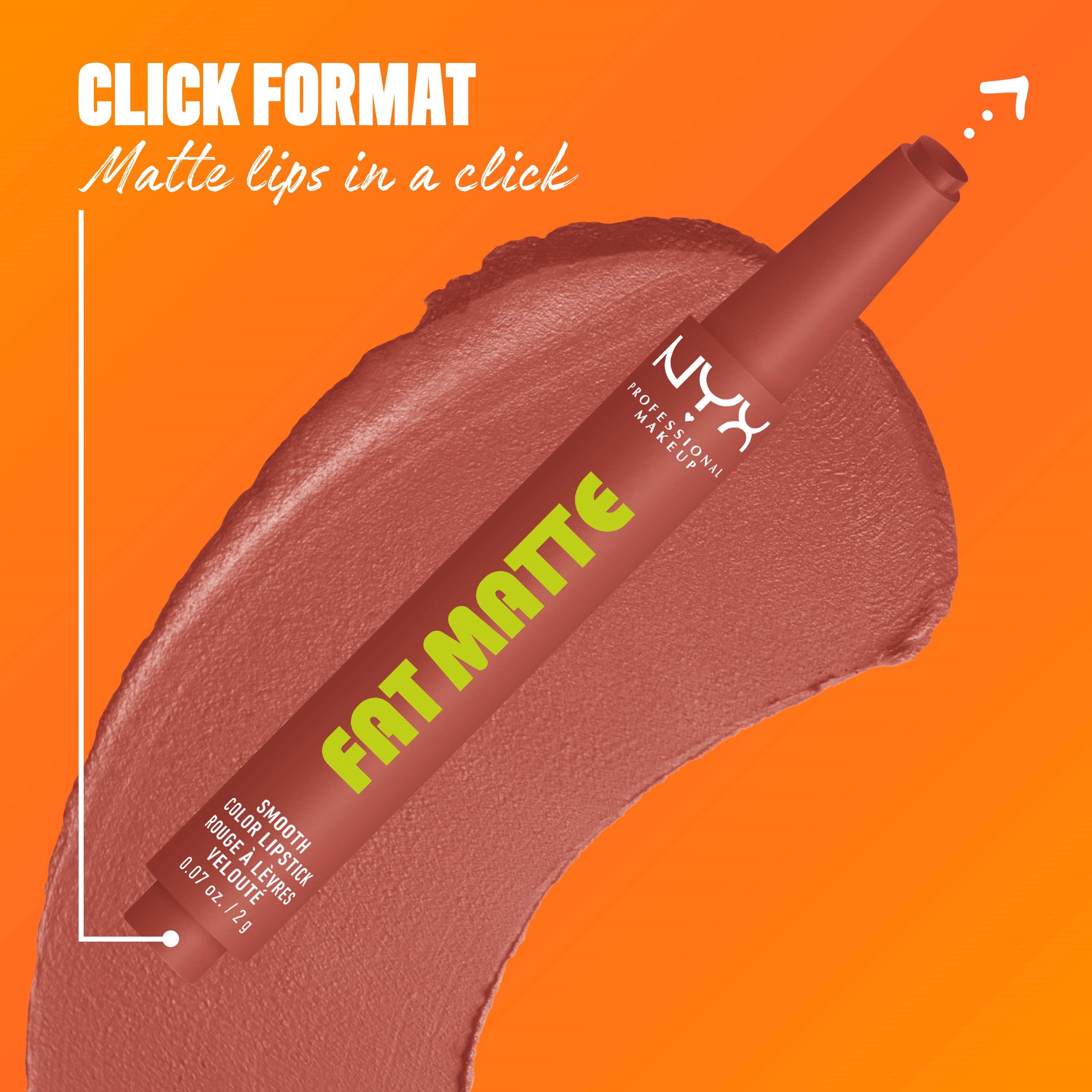 NYX PROFESSIONAL MAKEUP Fat Matte Slick Click Lip Balm 04 Rose Robe (obrázok 6)