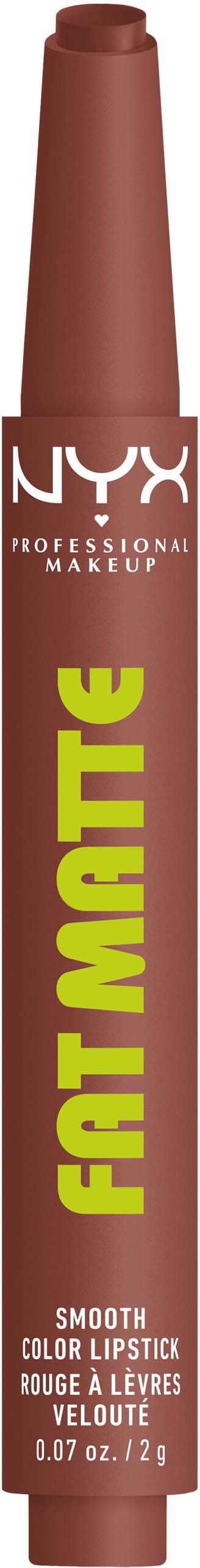 NYX PROFESSIONAL MAKEUP Fat Matte Slick Click Lip Balm 08 Toasty Taupe