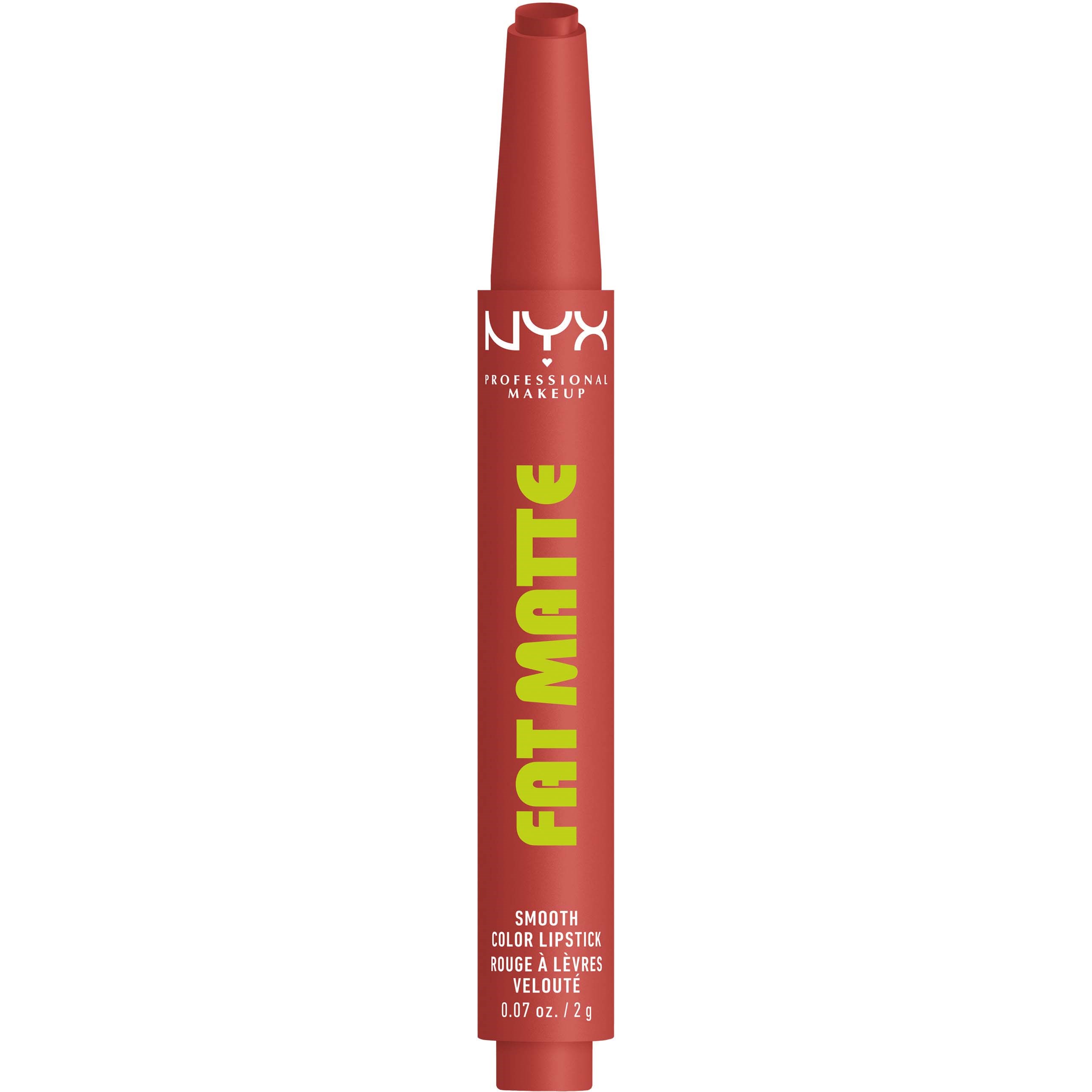 NYX PROFESSIONAL MAKEUP Fat Matte Slick Click Lip Balm 09 Mauve C billede