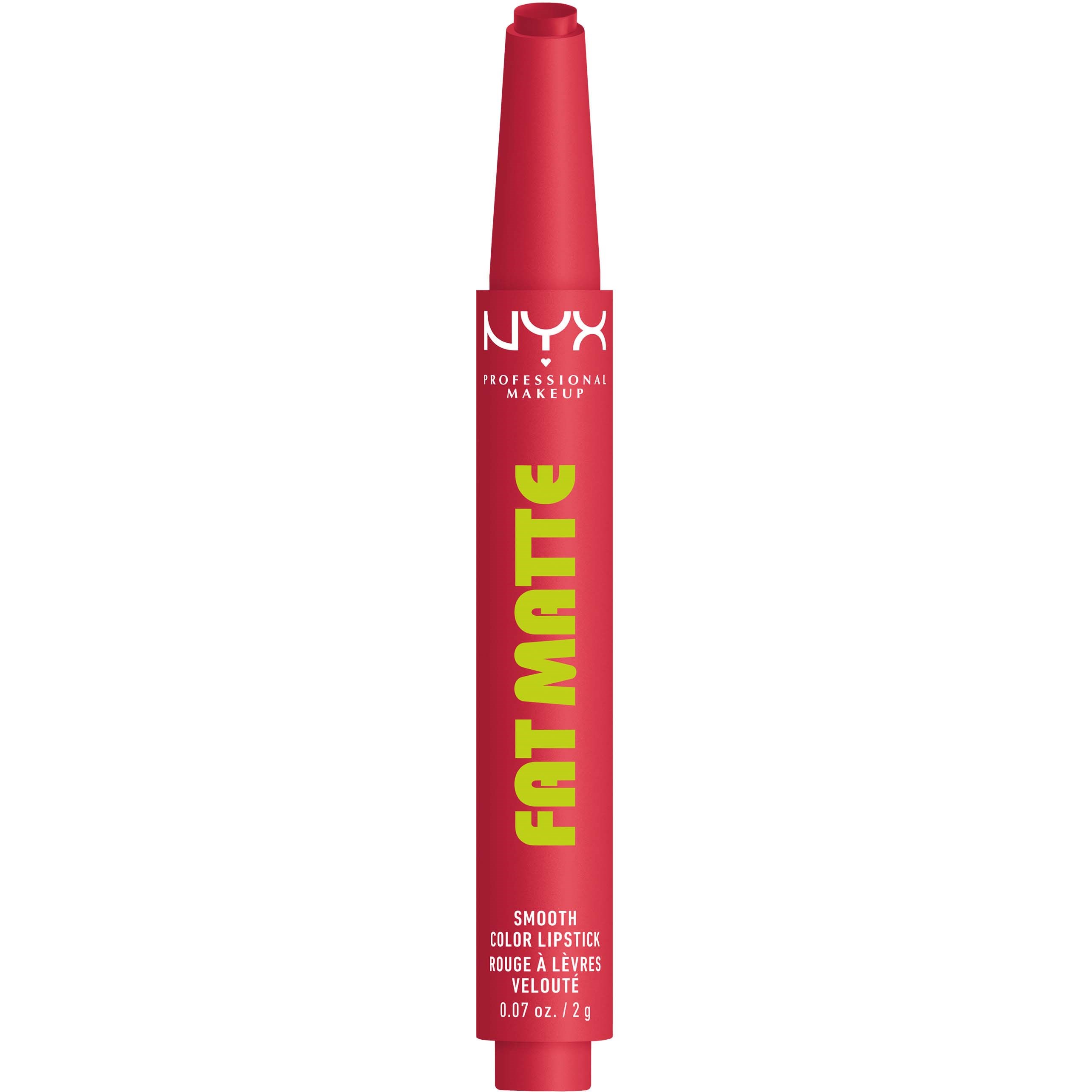 NYX PROFESSIONAL MAKEUP Fat Matte Slick Click Lip Balm 10 Flaming