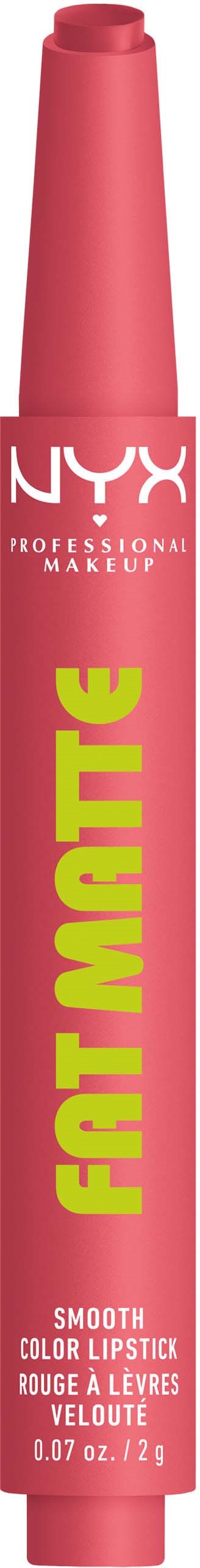 NYX PROFESSIONAL MAKEUP Fat Matte Slick Click Lip Balm 11 Pink Puff