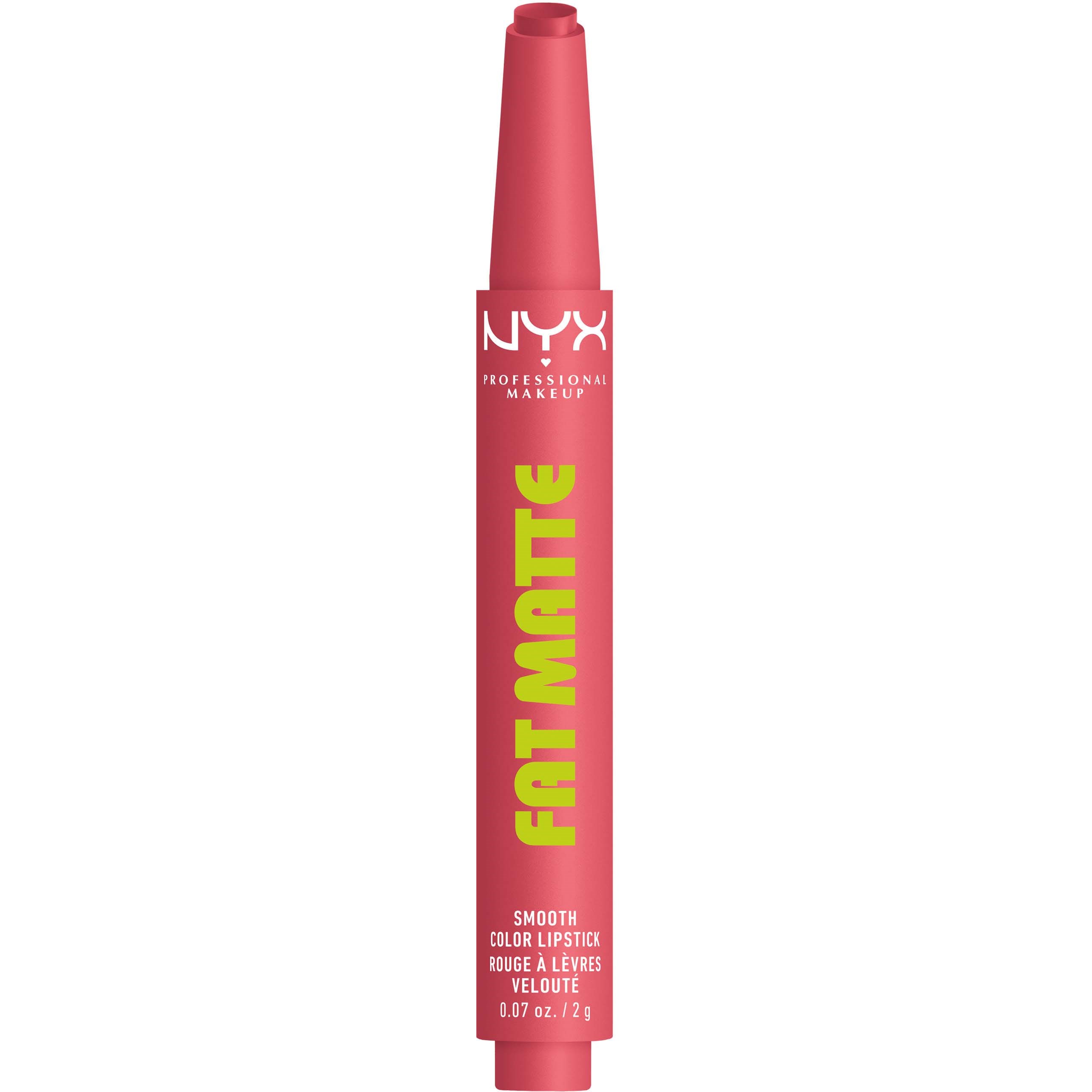 NYX PROFESSIONAL MAKEUP Fat Matte Slick Click Lip Balm 11 Pink Pu billede