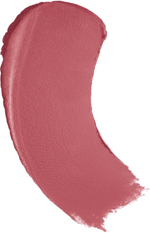 En kurvig klick av rosa läppstift eller makeupprodukt med mjuka kanter och matt finish.