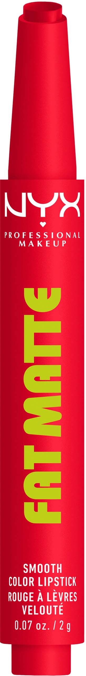 NYX PROFESSIONAL MAKEUP Fat Matte Slick Click Lip Balm 15 Fuzzy Flame
