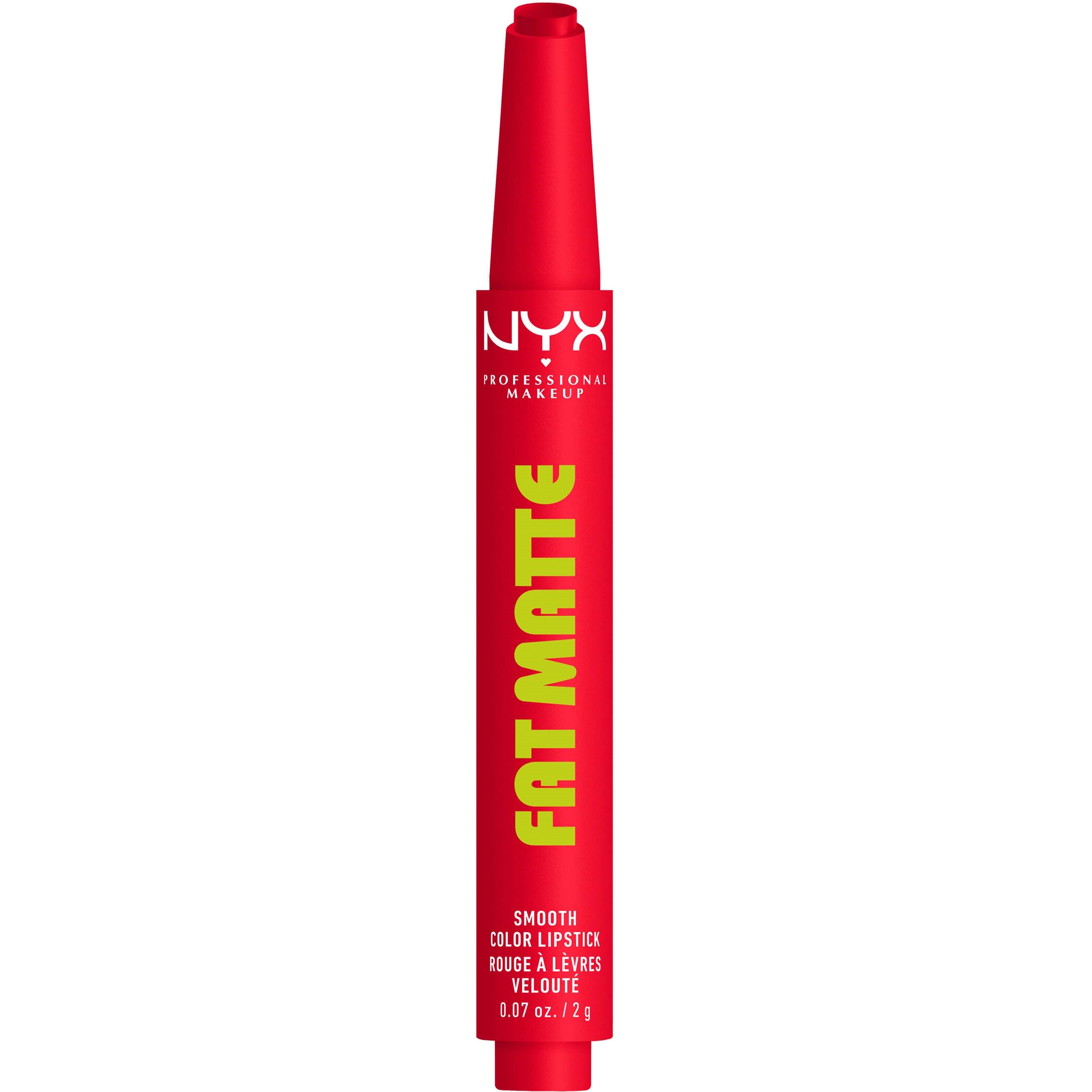 NYX PROFESSIONAL MAKEUP Fat Matte Slick Click Lip Balm 15 Fuzzy F