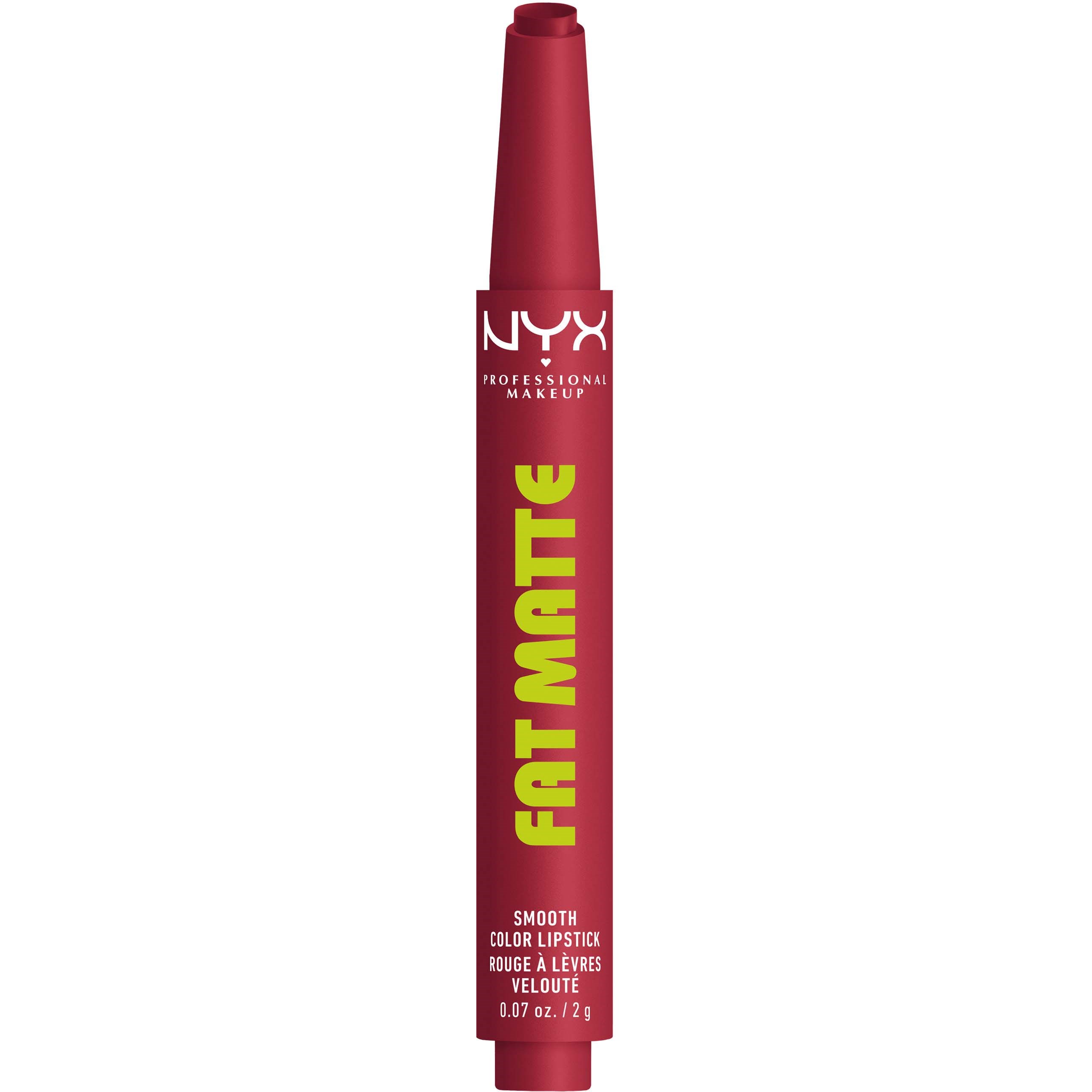 NYX PROFESSIONAL MAKEUP Fat Matte Slick Click Lip Balm 16 Plushin