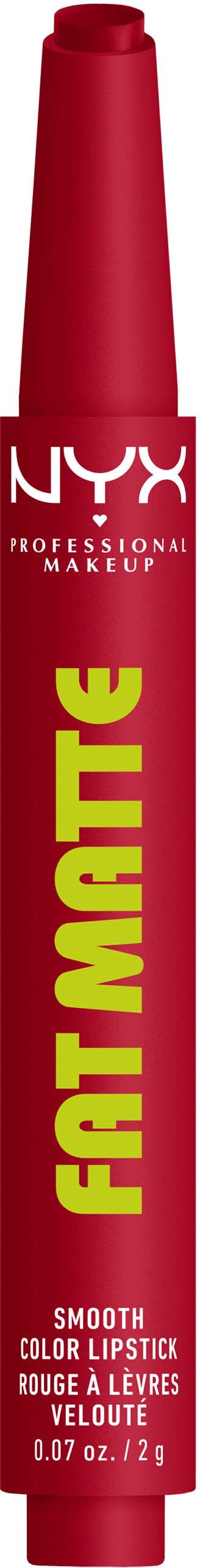 NYX PROFESSIONAL MAKEUP Fat Matte Slick Click Lip Balm 17 Scarlet Snuggles