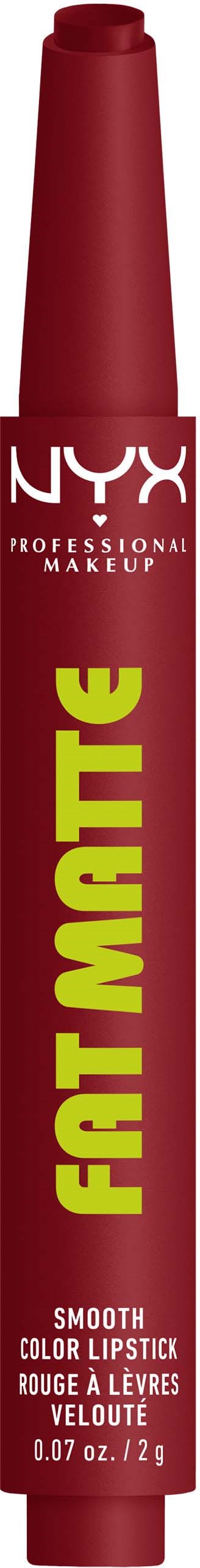 NYX PROFESSIONAL MAKEUP Fat Matte Slick Click Lip Balm 18 Berry Smooth