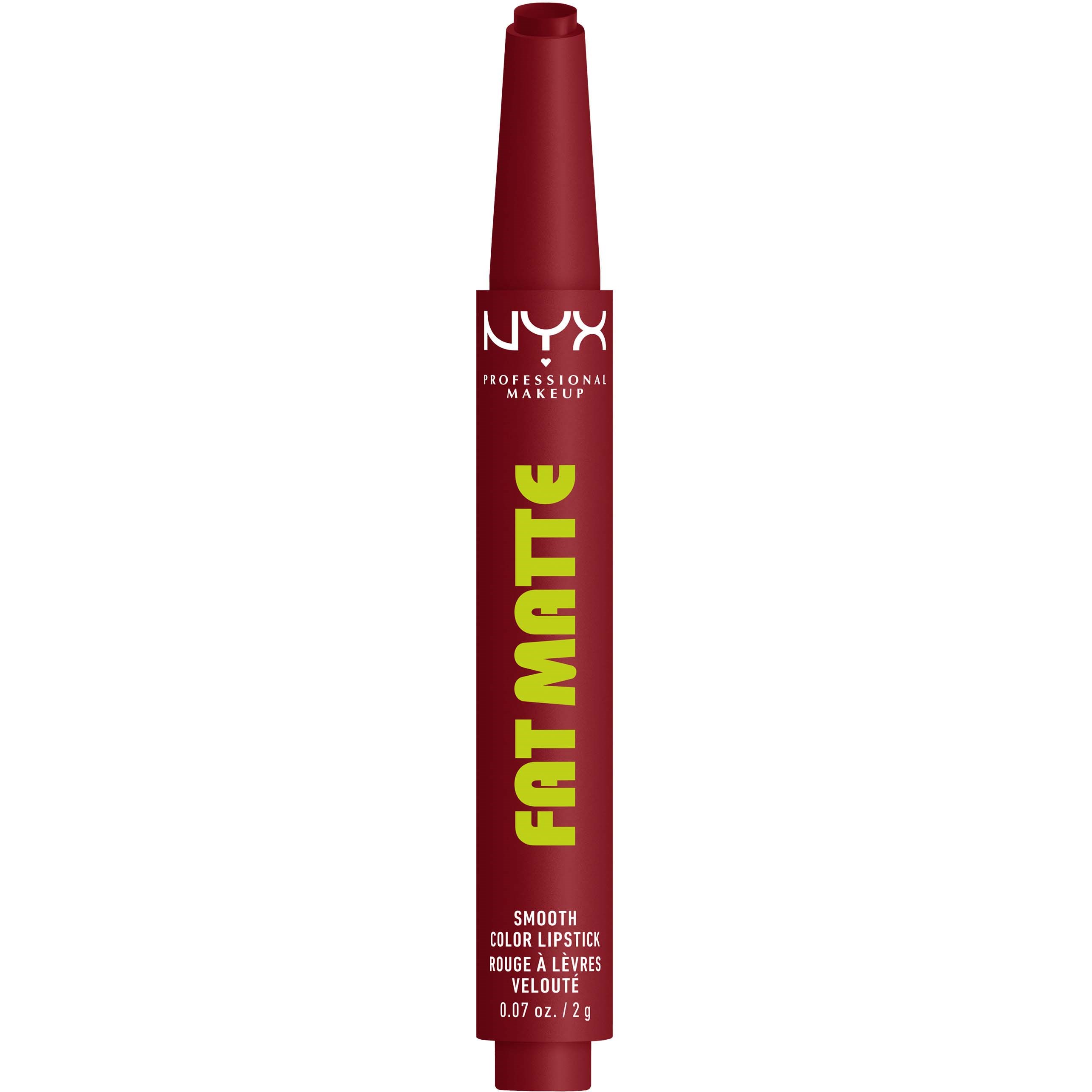 NYX PROFESSIONAL MAKEUP Fat Matte Slick Click Lip Balm 18 Berry S