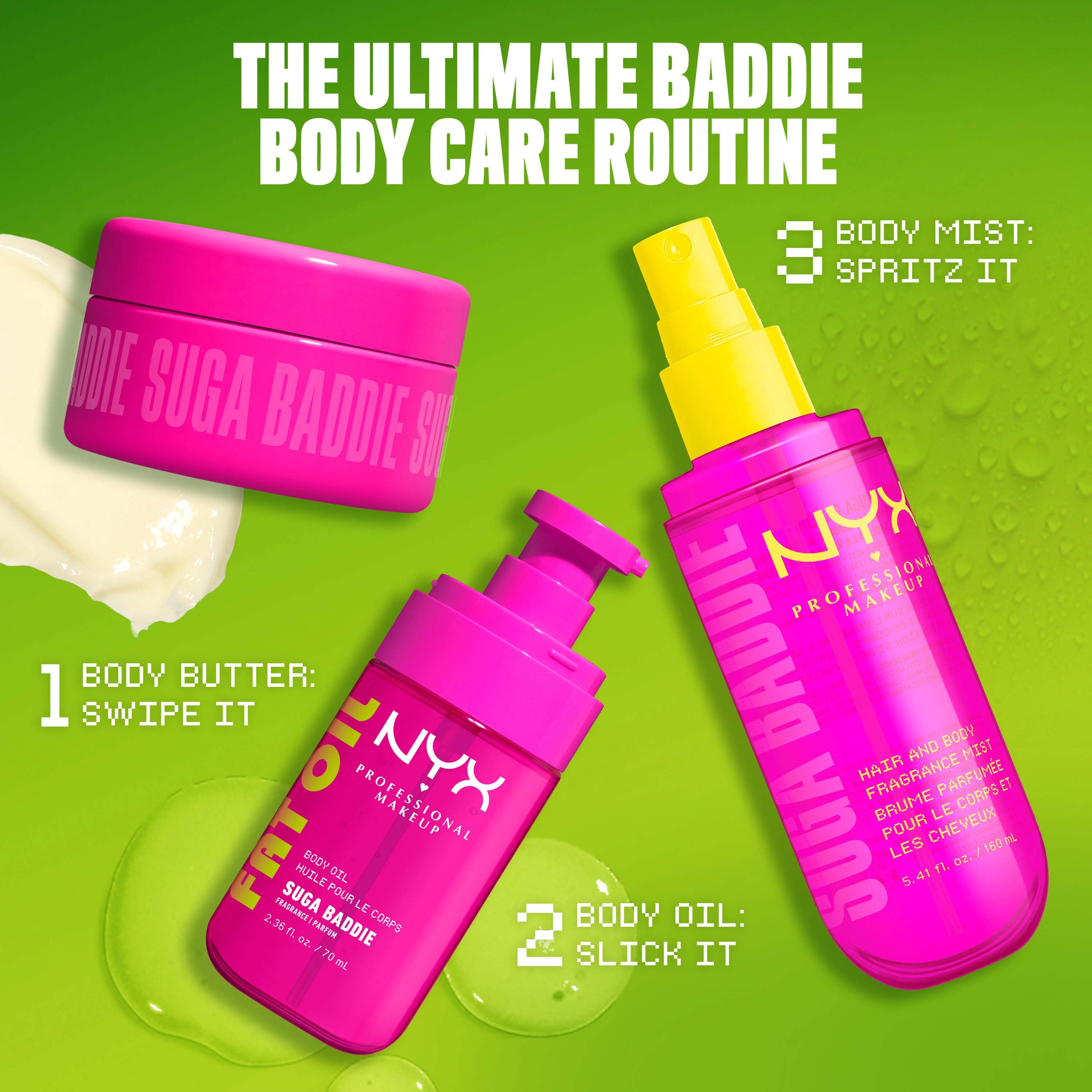 NYX PROFESSIONAL MAKEUP Fat Oil Body Butter Suga Baddie (obrázok 8)