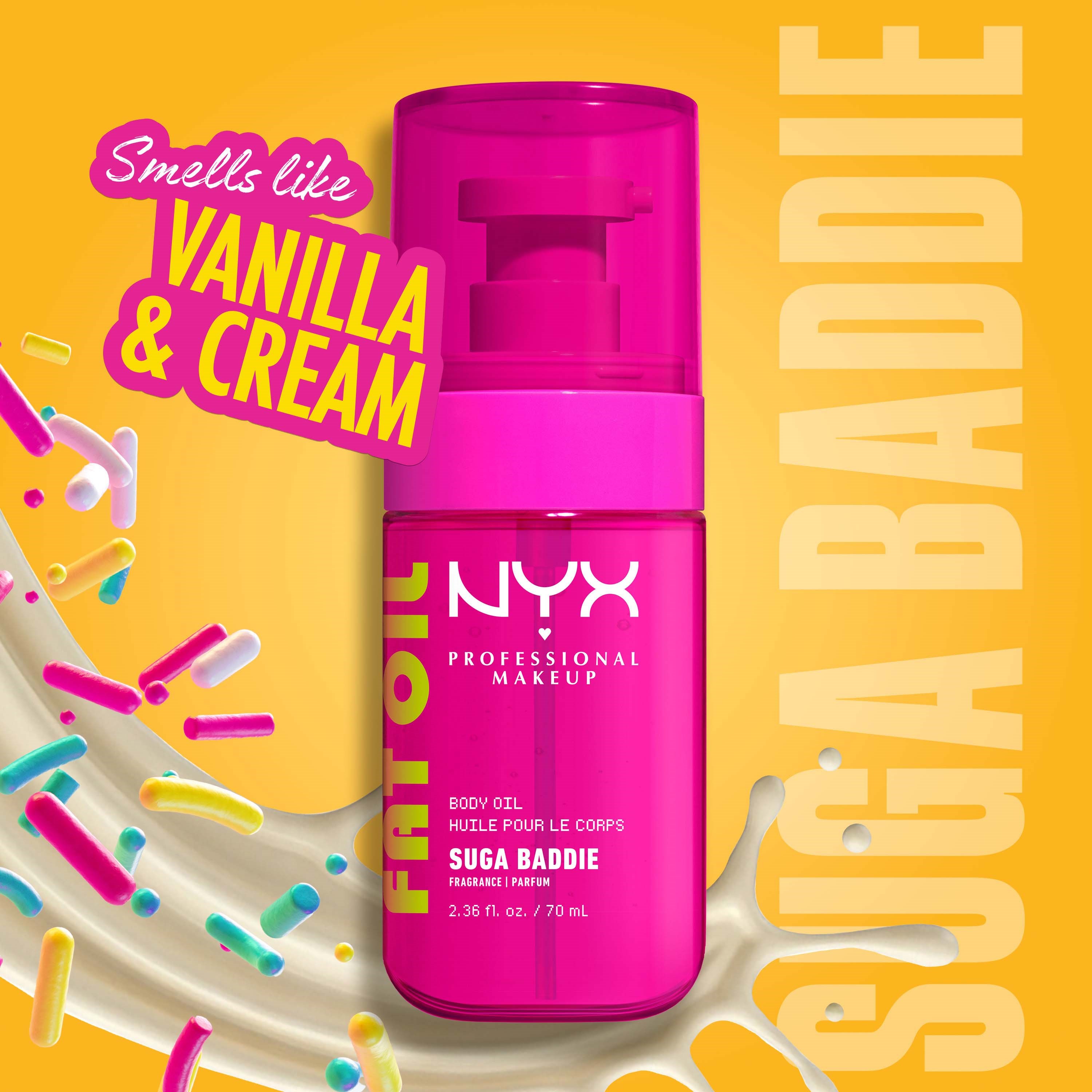 NYX PROFESSIONAL MAKEUP Fat Oil Body Oil Suga Baddie (obrázok 3)