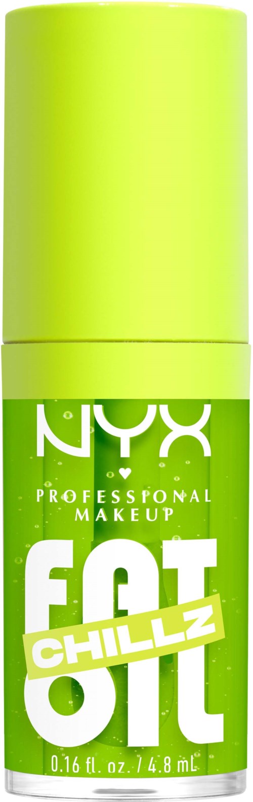 Блеск для губ NYX Professional Makeup Fat Oil Chillz, с охлаждающим эффектом, оттенок 19 Kiwi Freezie, 4,8 мл — фото 6