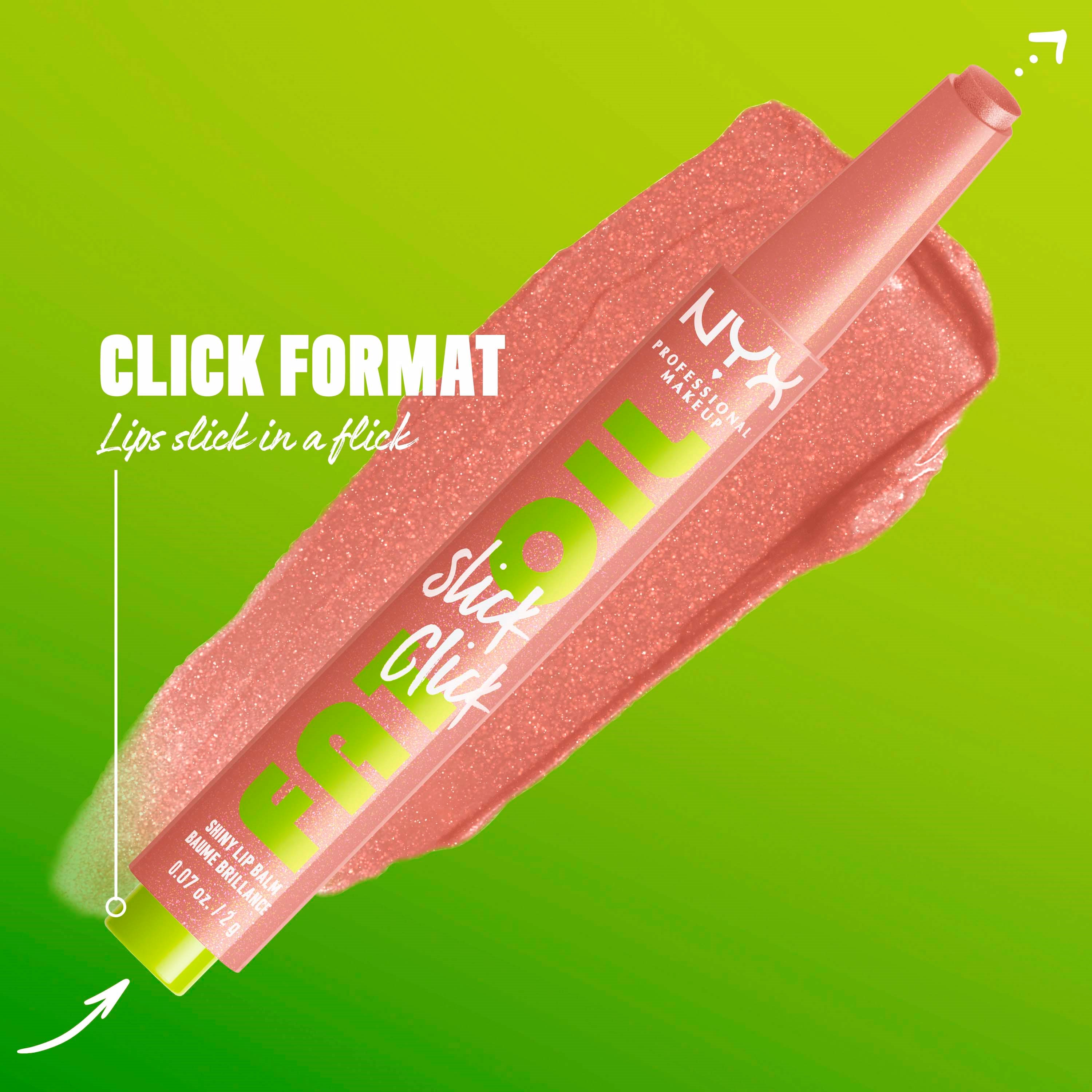 NYX PROFESSIONAL MAKEUP Fat Oil Slick Click Lip Balm 14 Group Chat (obrázok 5)