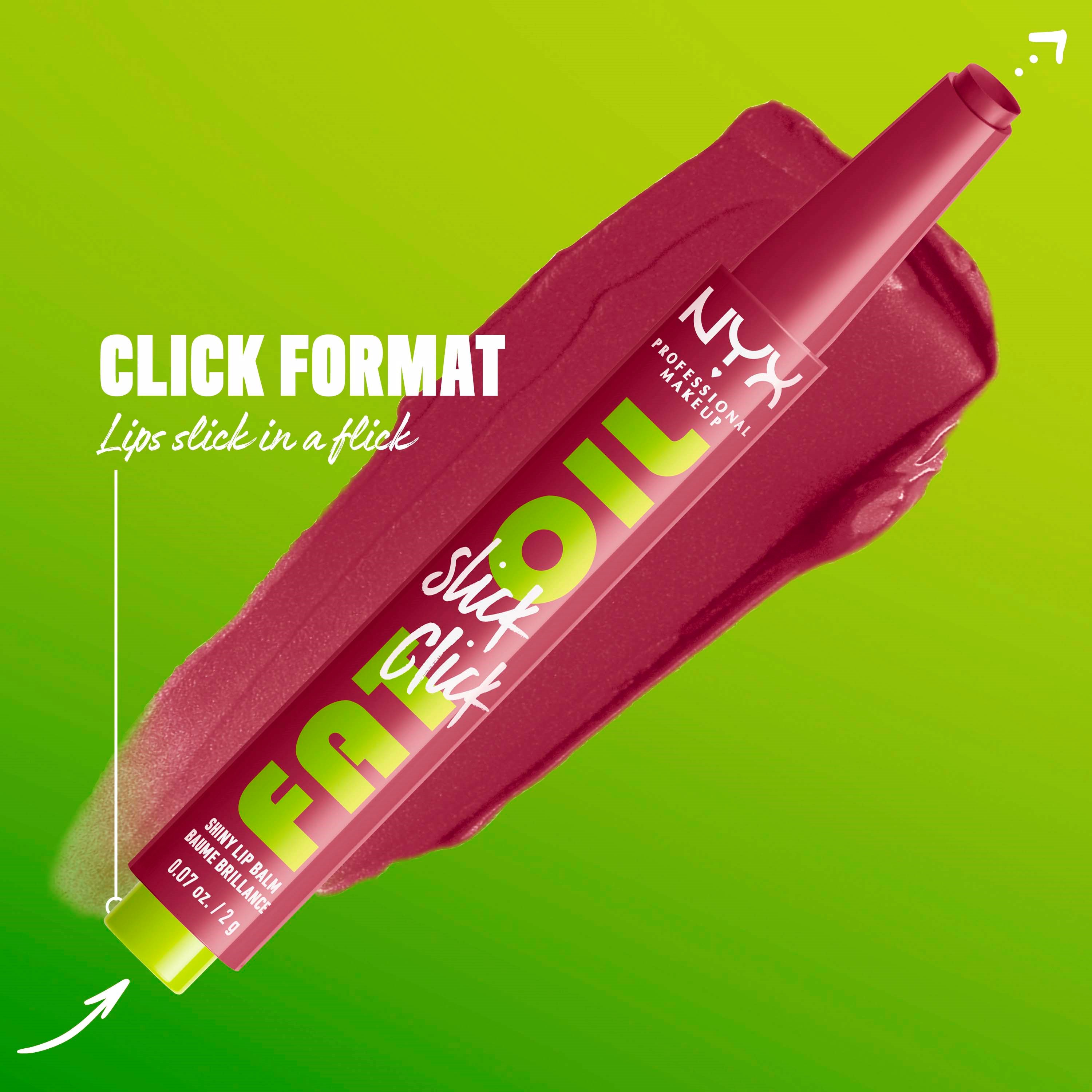 NYX PROFESSIONAL MAKEUP Fat Oil Slick Click Lip Balm 20 In The Drafts (obrázok 5)