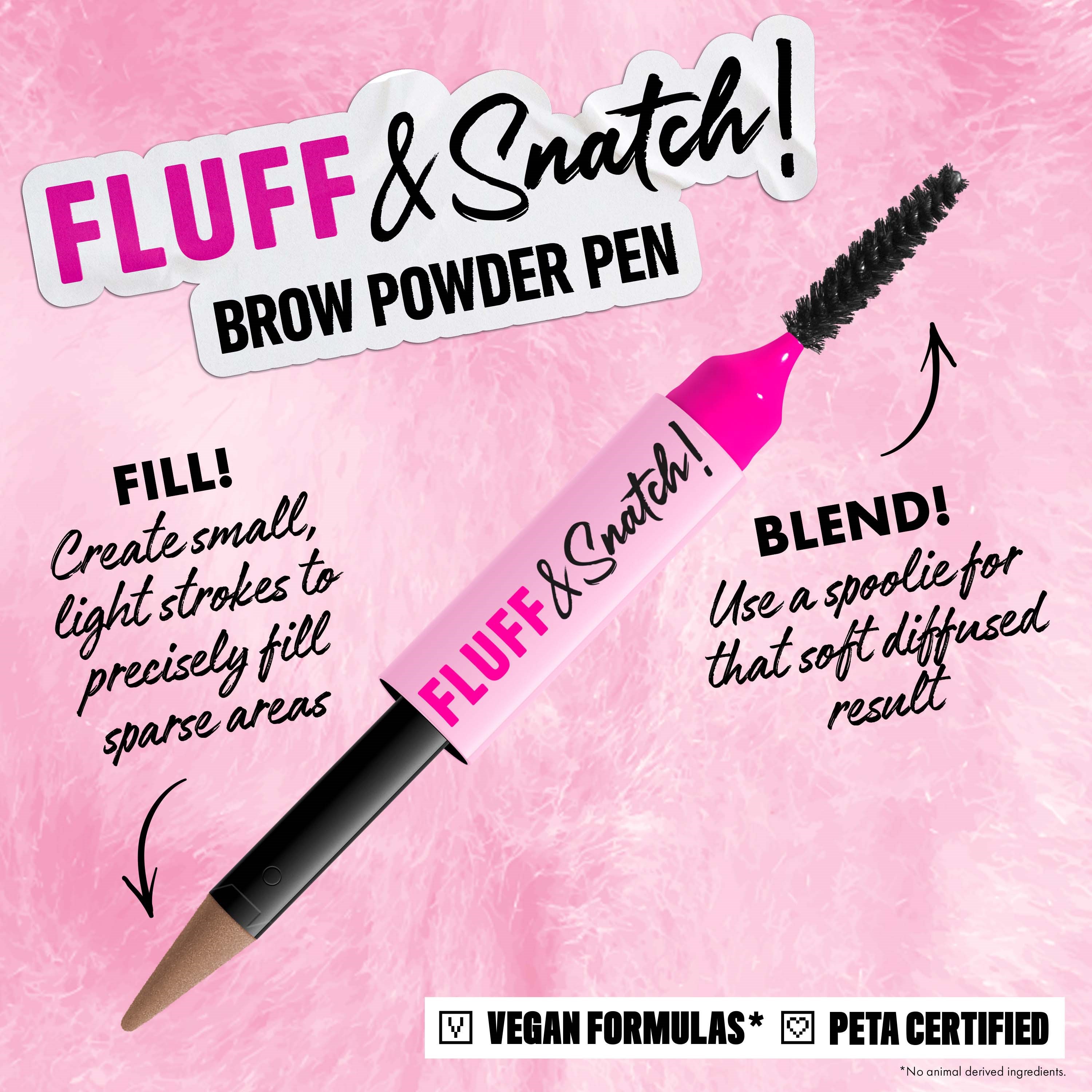 NYX PROFESSIONAL MAKEUP Fluff & Snatch Brow Powder Pen 01 Ash Blonde (obrázok 6)