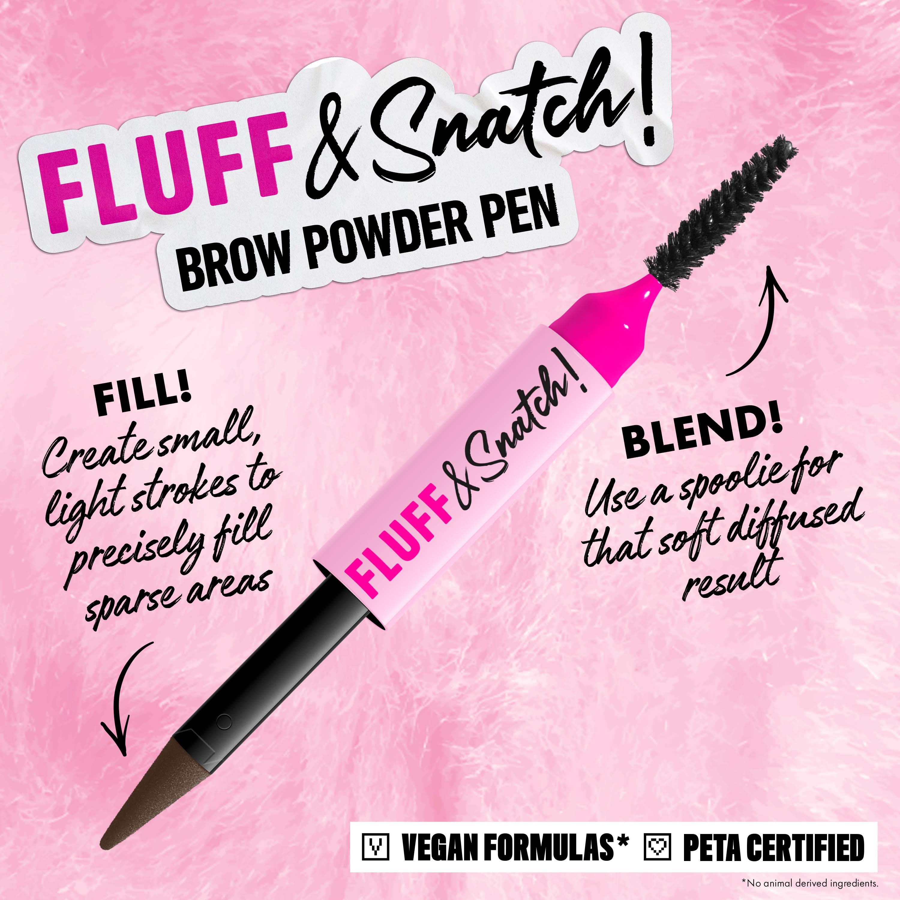 NYX PROFESSIONAL MAKEUP Fluff & Snatch Brow Powder Pen 07 Espresso (obrázok 6)