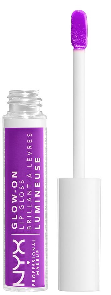 NYX Glow-On Lip Gloss Lilac Vibes
