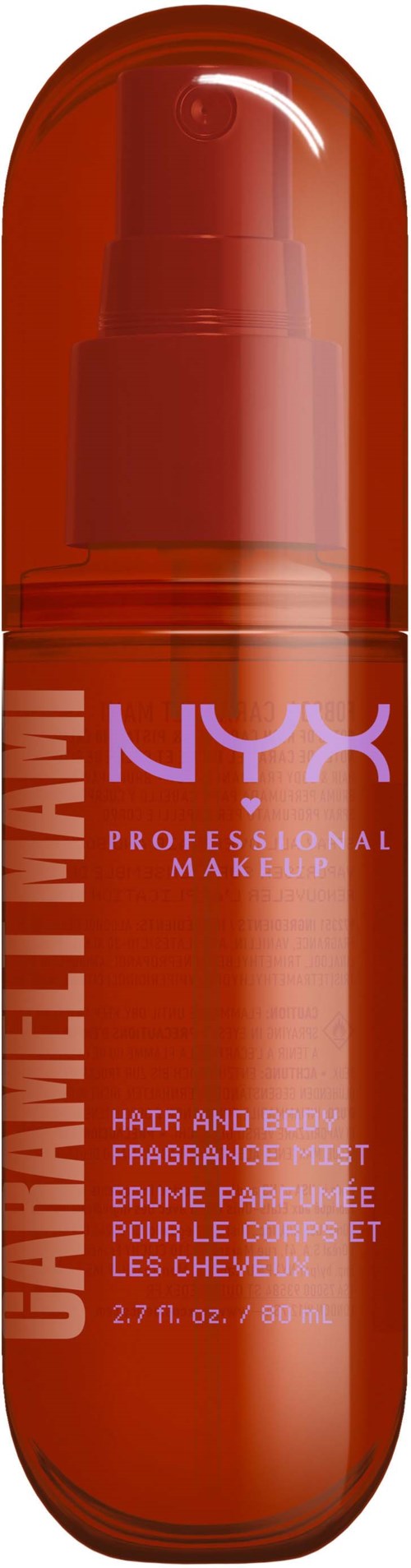 NYX PROFESSIONAL MAKEUP Hair And Body Fragrance Mist Caramelt Mami