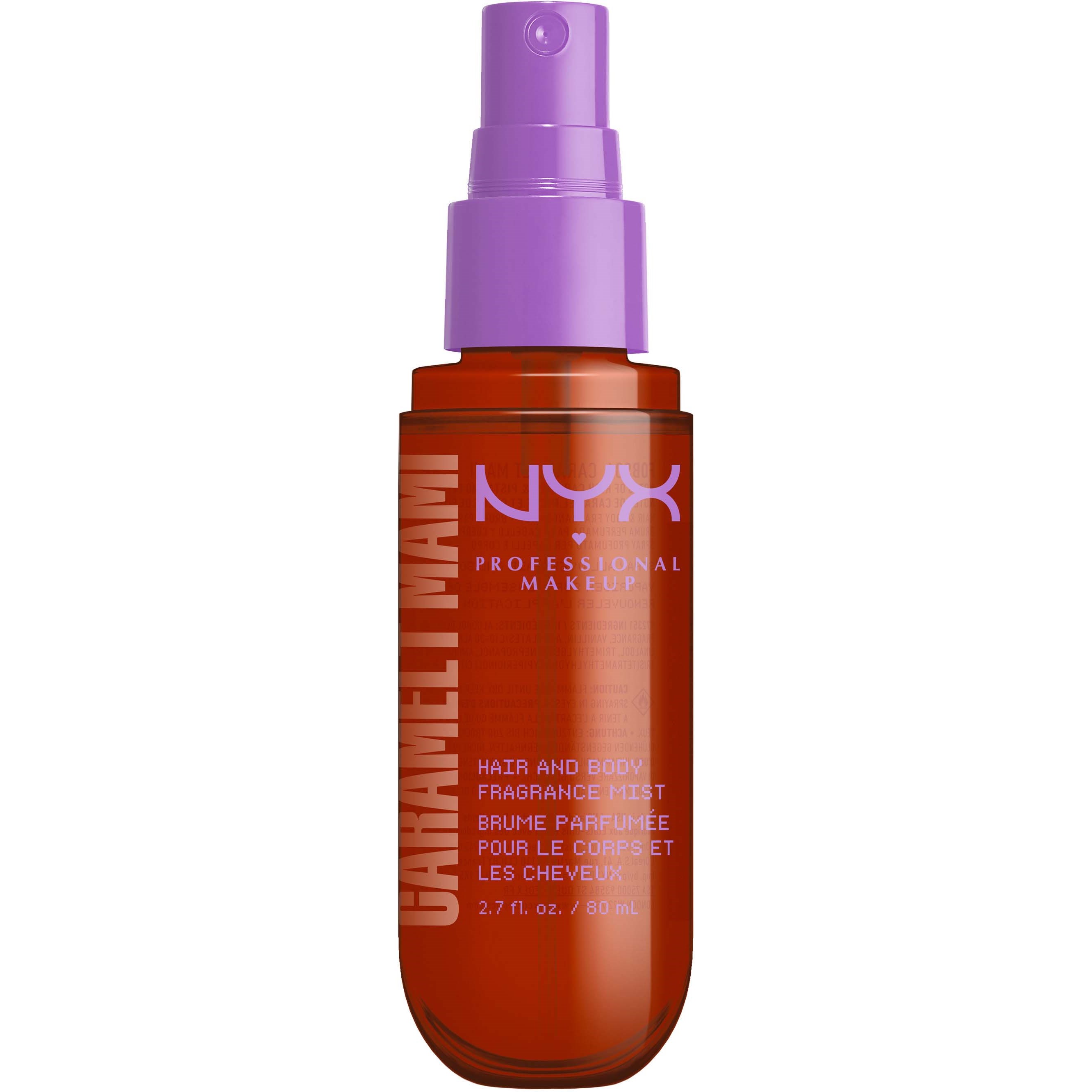 NYX PROFESSIONAL MAKEUP Hair And Body Fragrance Mist Caramelt Mami (obrázok 8)