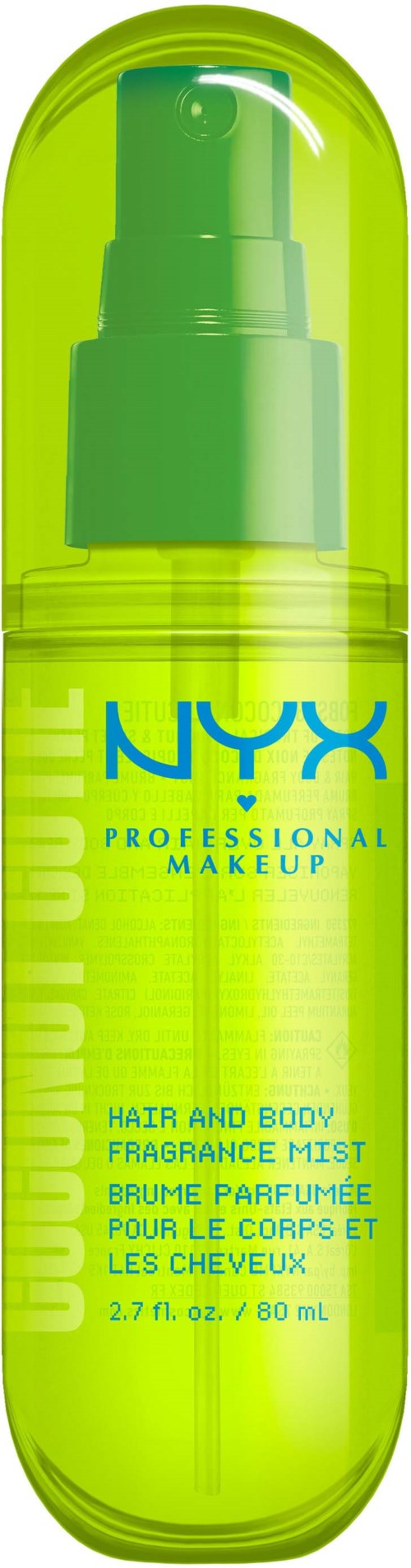 NYX PROFESSIONAL MAKEUP Hair And Body Fragrance Mist Coconut Cutie
