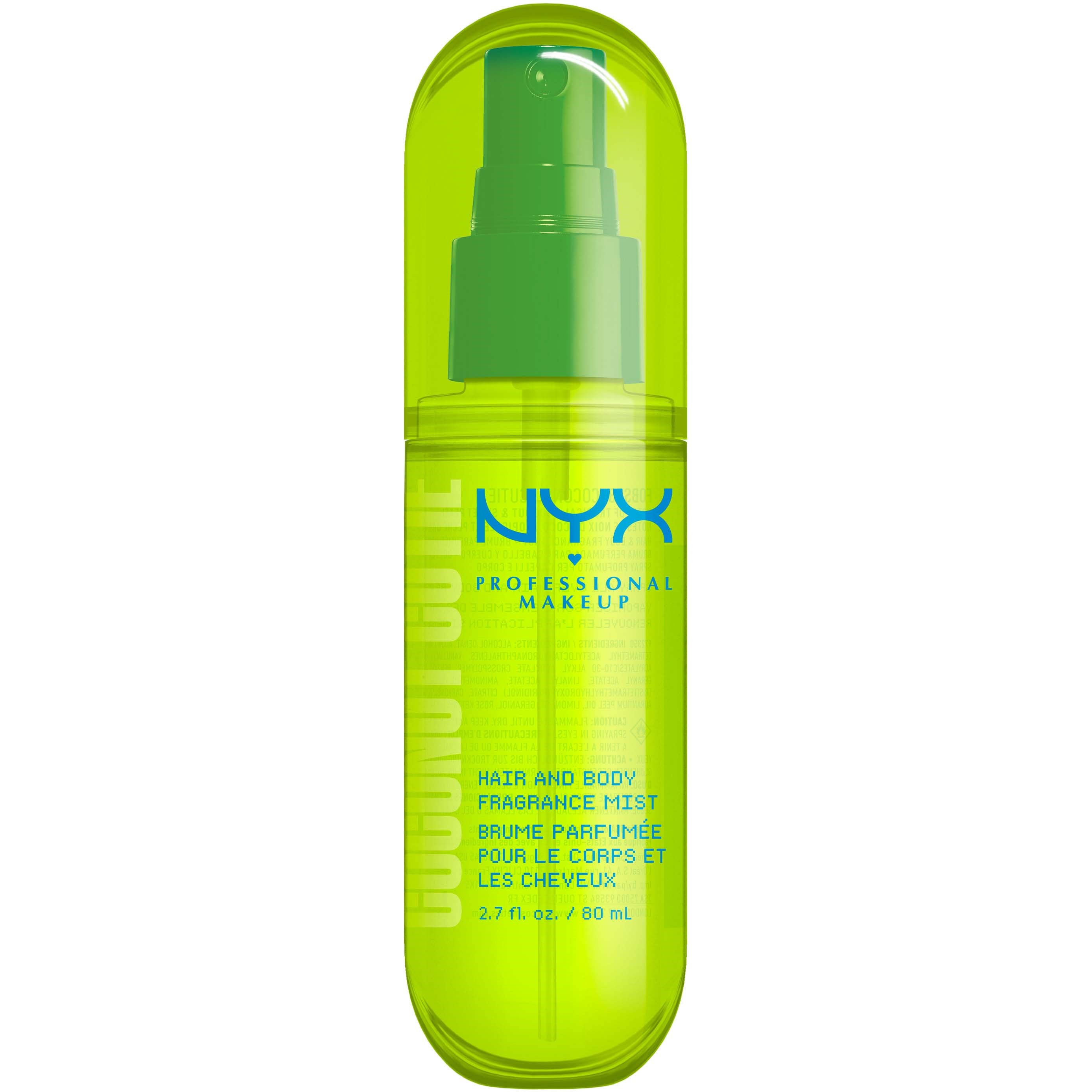 NYX PROFESSIONAL MAKEUP Hair And Body Fragrance Mist Coconut Cuti