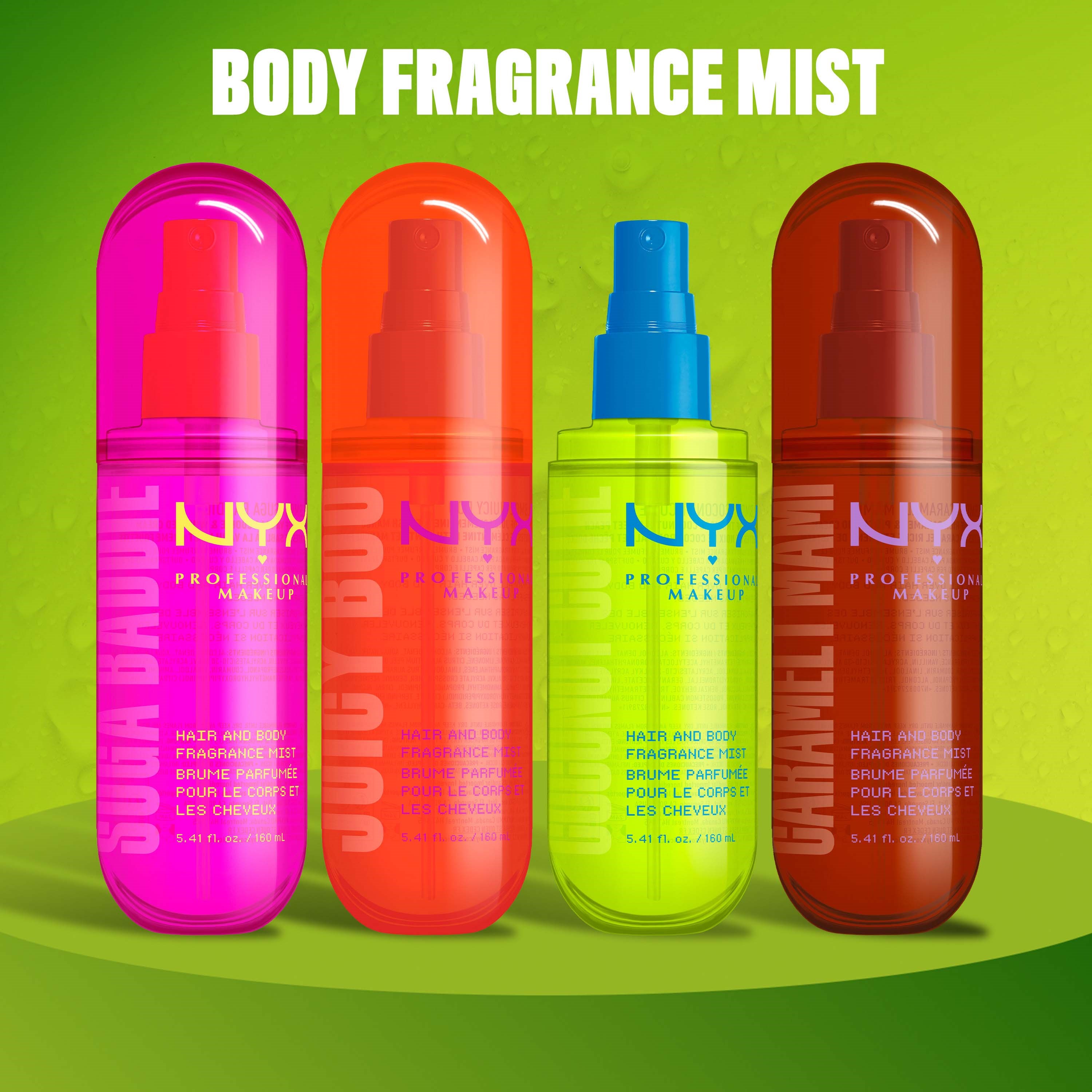 NYX PROFESSIONAL MAKEUP Hair And Body Fragrance Mist Coconut Cutie (obrázok 4)