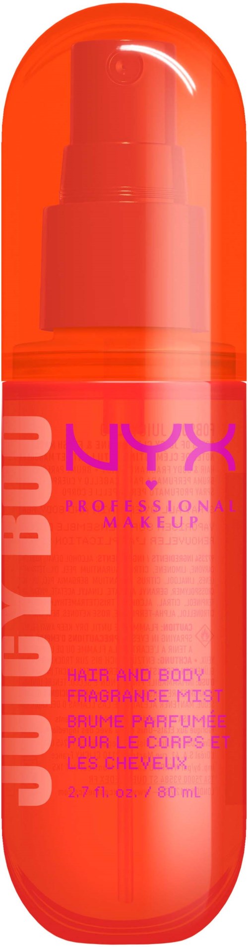 NYX PROFESSIONAL MAKEUP Hair And Body Fragrance Mist Juicy Boo