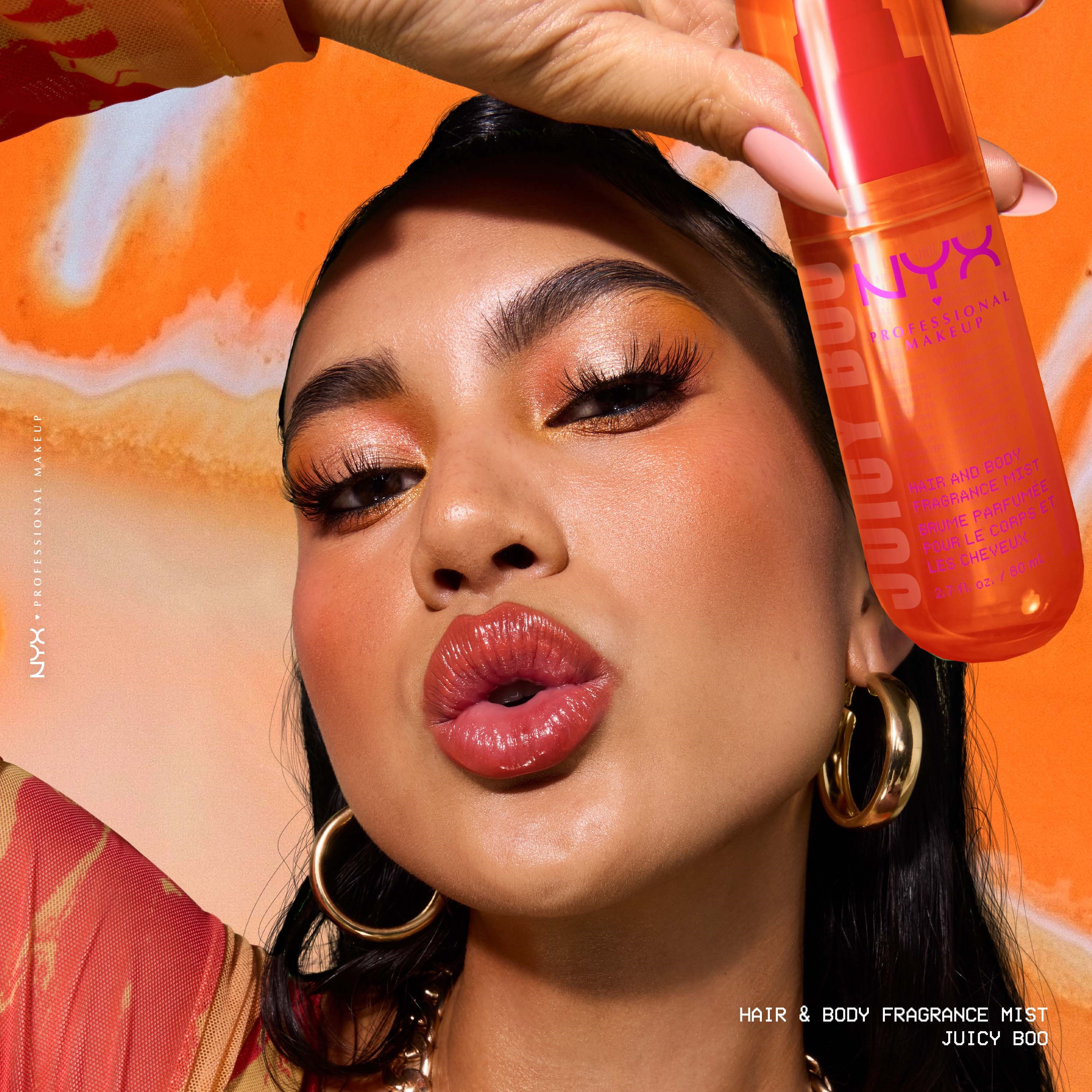 NYX PROFESSIONAL MAKEUP Hair And Body Fragrance Mist Juicy Boo (obrázok 3)