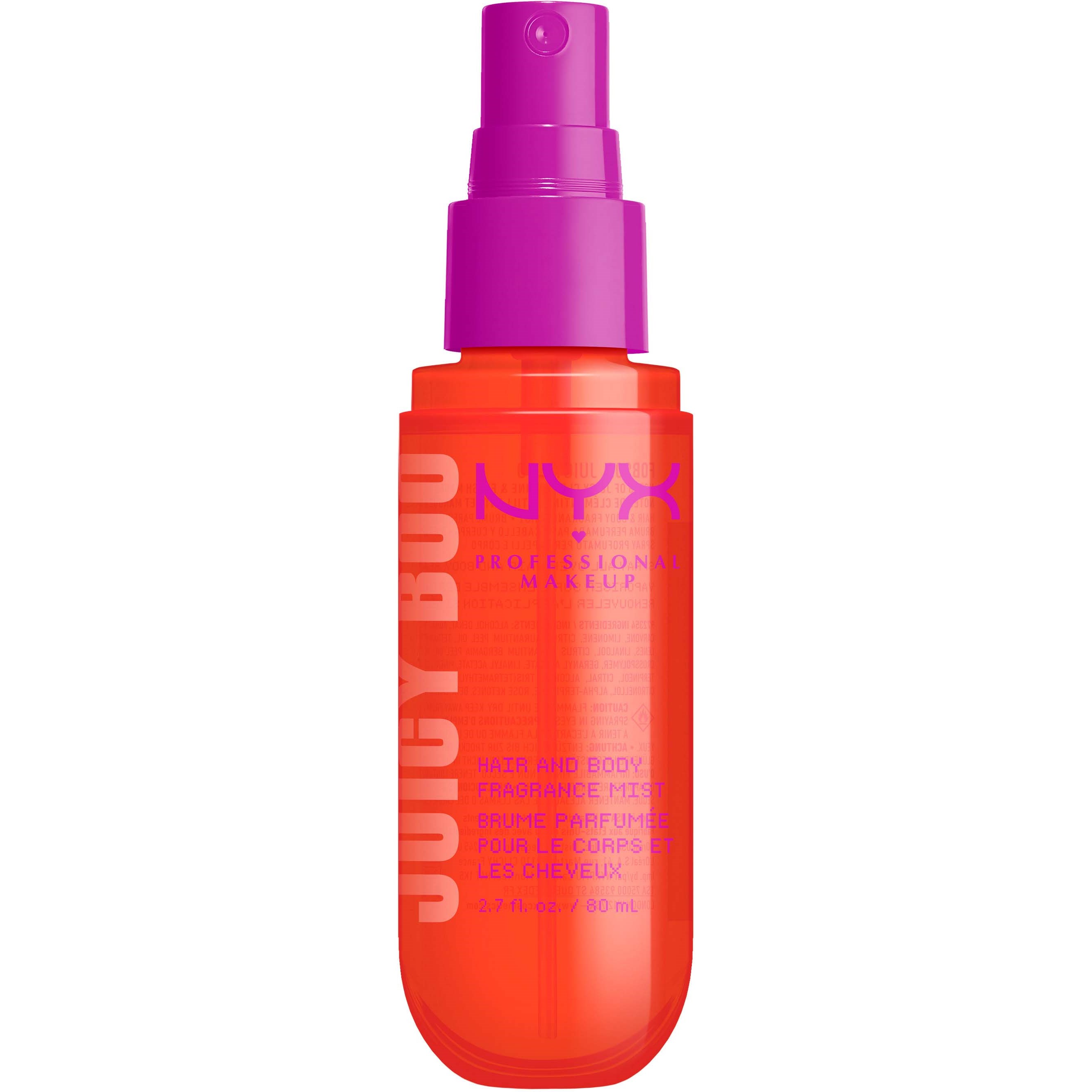 NYX PROFESSIONAL MAKEUP Hair And Body Fragrance Mist Juicy Boo (obrázok 8)