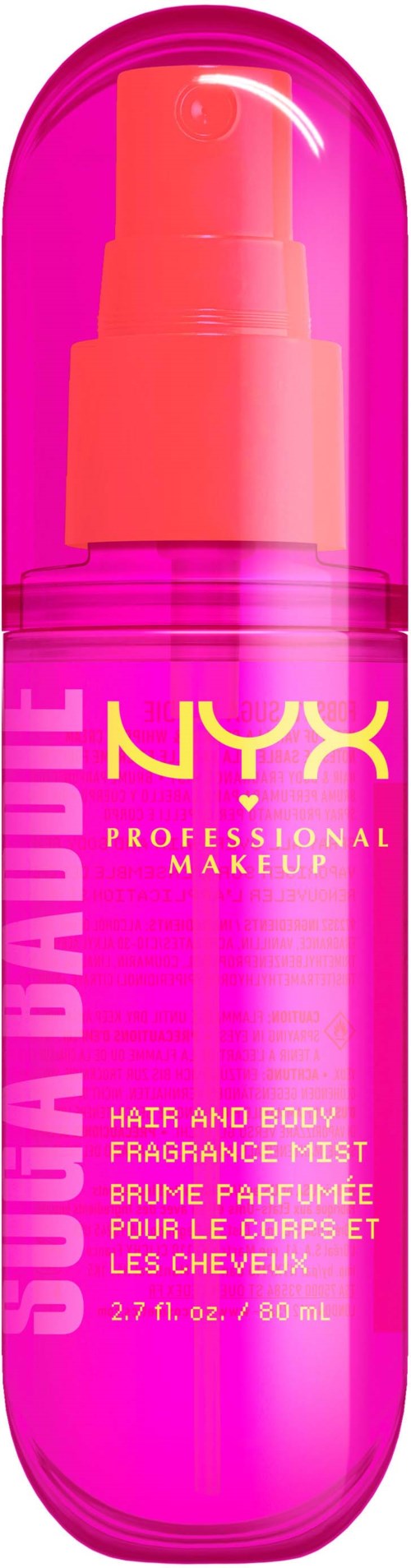 NYX PROFESSIONAL MAKEUP Hair And Body Fragrance Mist Suga Baddie
