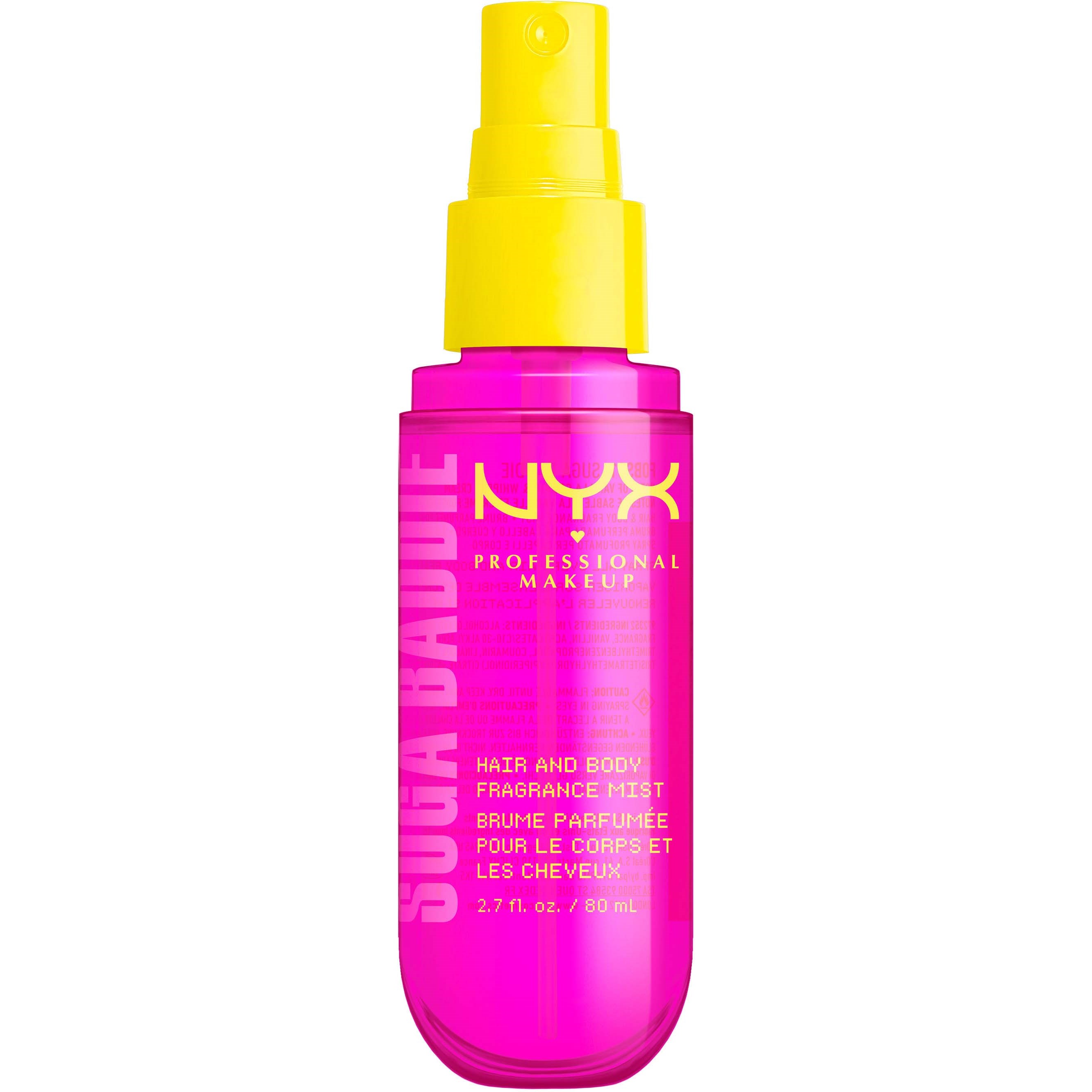 NYX PROFESSIONAL MAKEUP Hair And Body Fragrance Mist Suga Baddie (obrázok 8)