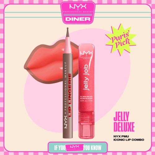 Lippenpotlood naast een lipstick sample en een lipgloss tube met roze en rood verpakt.