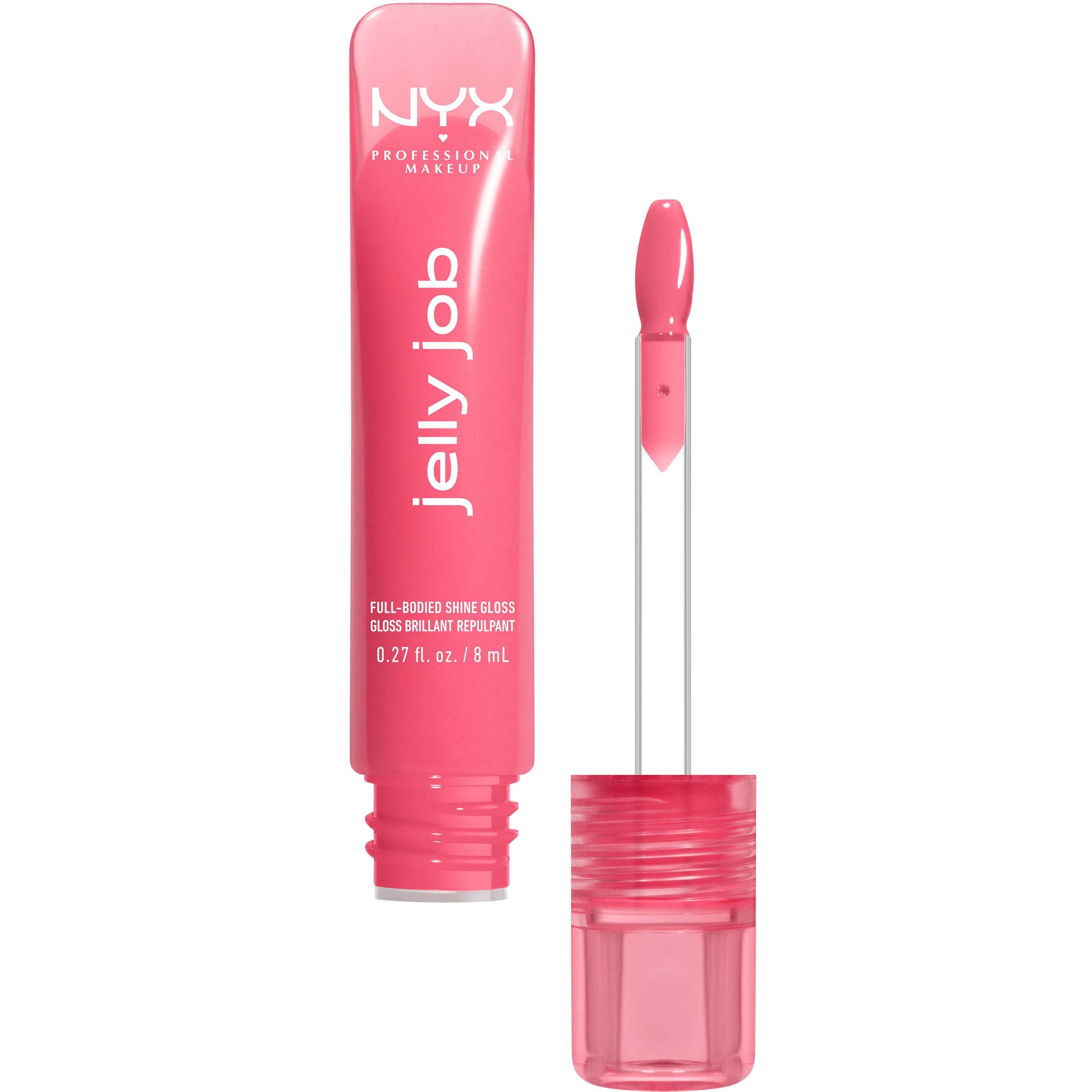 NYX Professional Makeup Jelly Job Lip gloss 07 Jelly Blushin - 8 ml