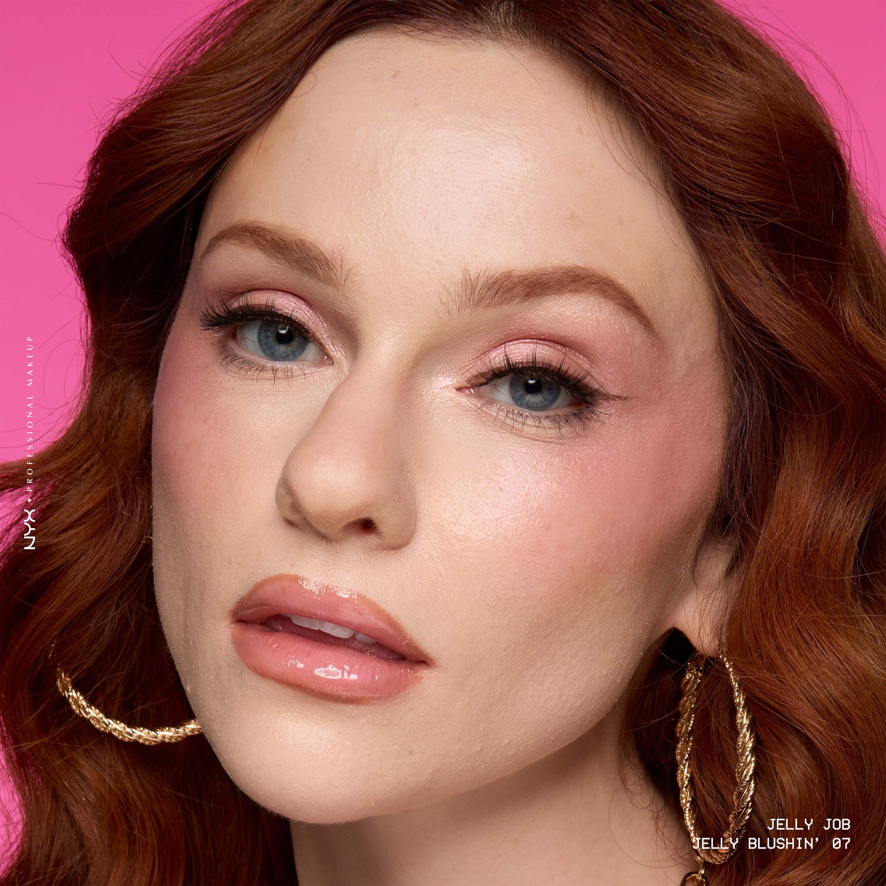 NYX PROFESSIONAL MAKEUP Jelly Job Lip gloss 07 Jelly Blushin (obrázok 7)